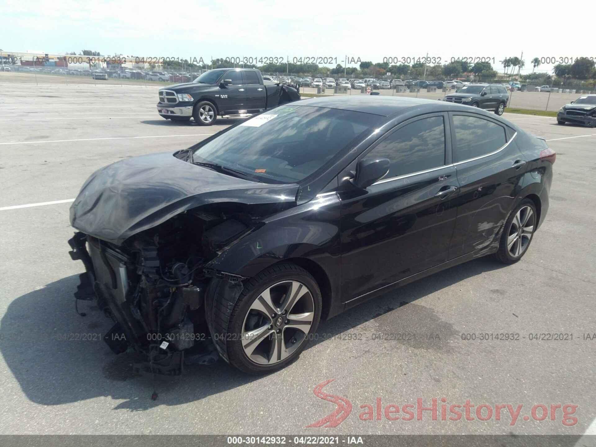 KMHDH4AH8GU586449 2016 HYUNDAI ELANTRA