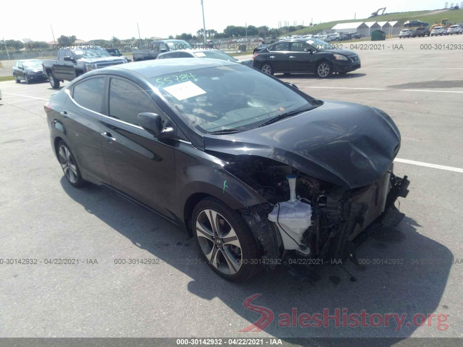 KMHDH4AH8GU586449 2016 HYUNDAI ELANTRA