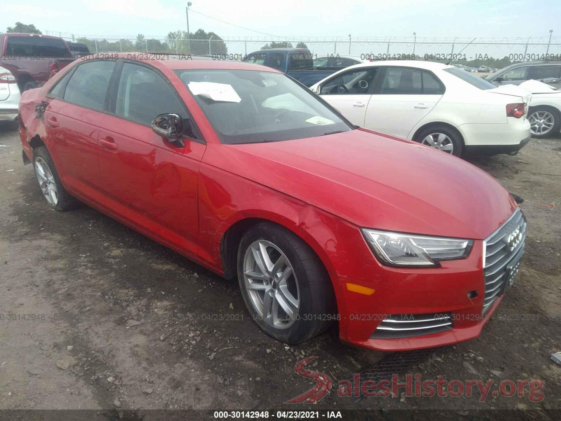 WAUGNAF42HN036087 2017 AUDI A4