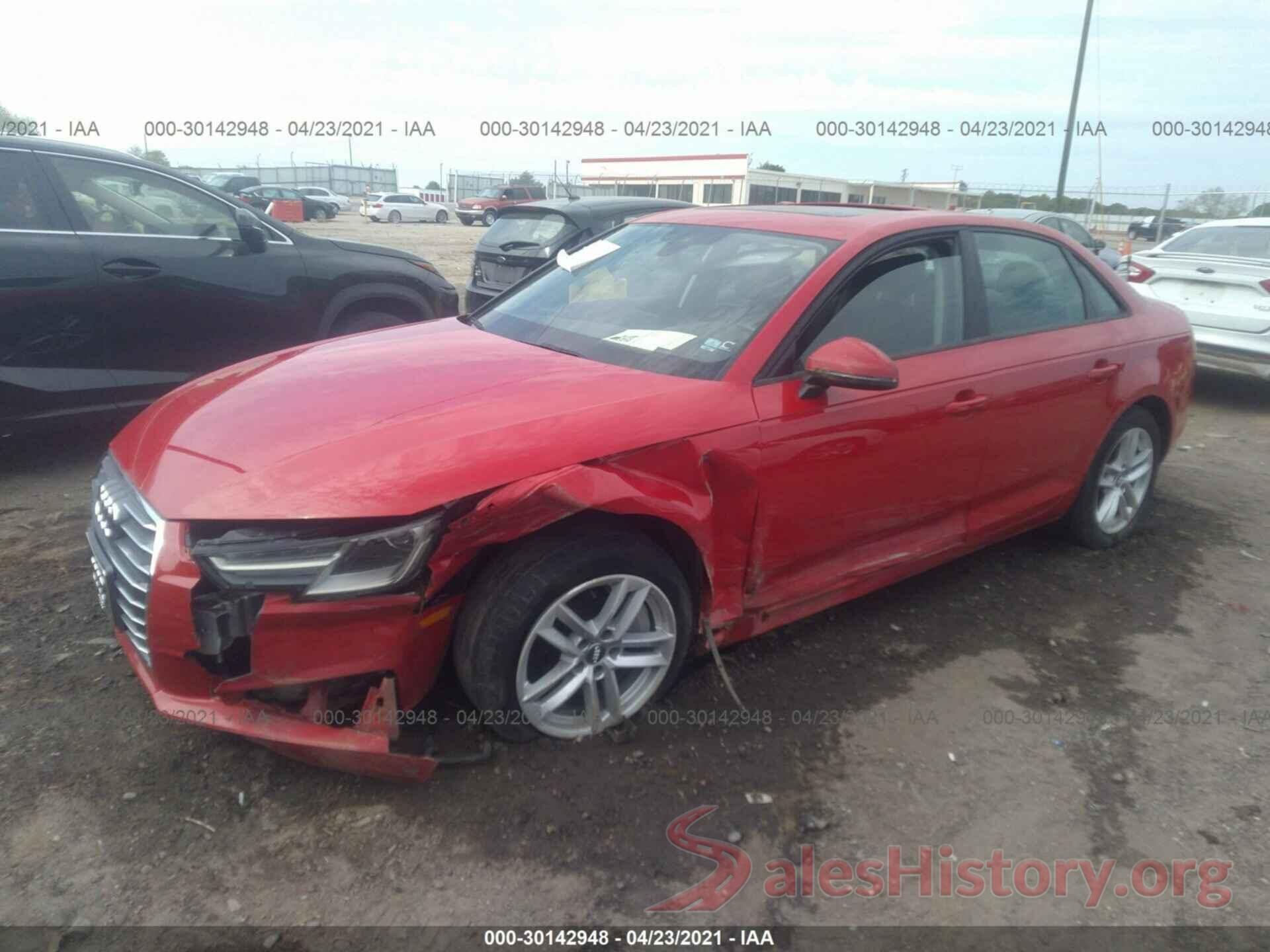 WAUGNAF42HN036087 2017 AUDI A4