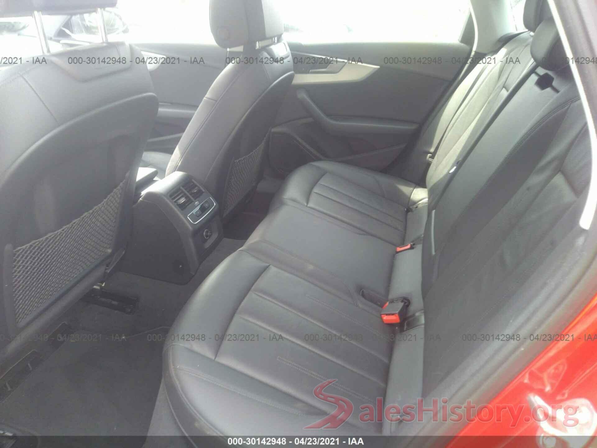 WAUGNAF42HN036087 2017 AUDI A4