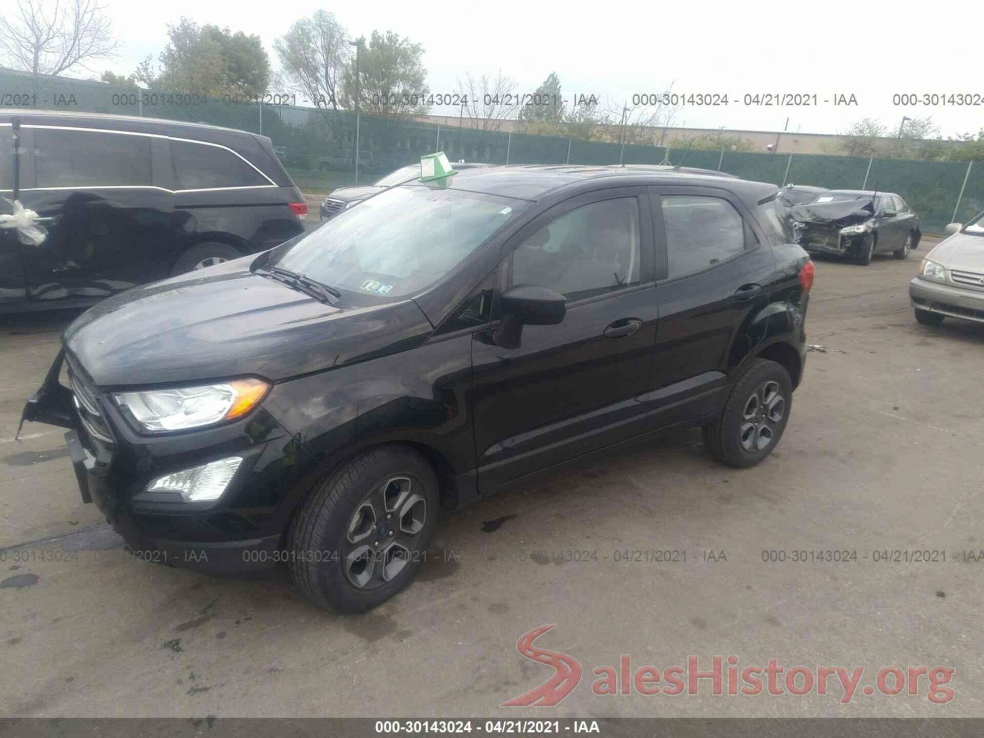 MAJ6S3FL6KC270087 2019 FORD ECOSPORT