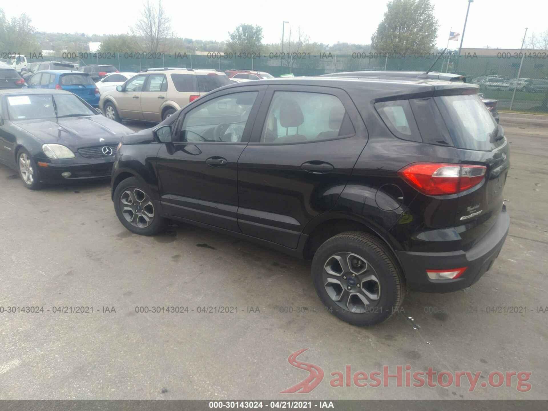 MAJ6S3FL6KC270087 2019 FORD ECOSPORT