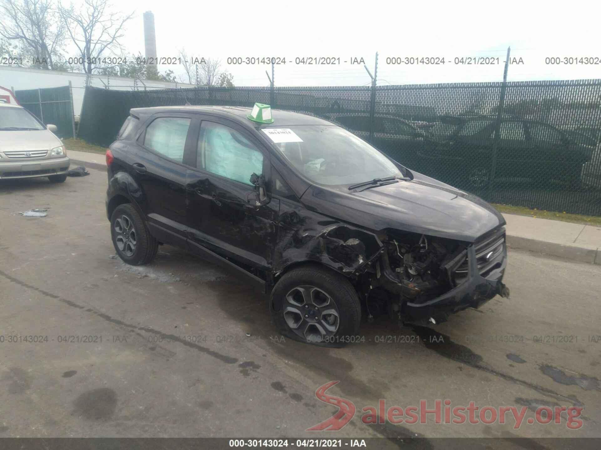 MAJ6S3FL6KC270087 2019 FORD ECOSPORT