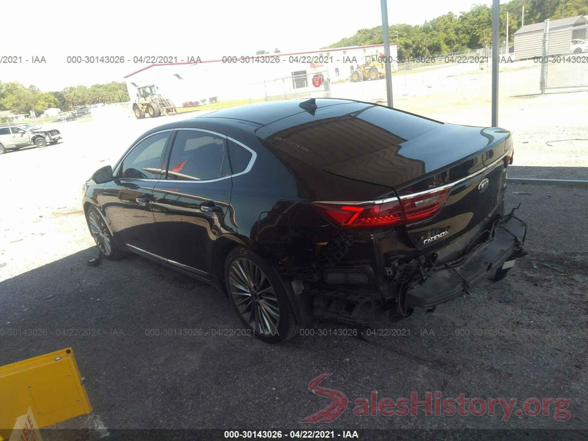 KNALC4J15H5078420 2017 KIA CADENZA