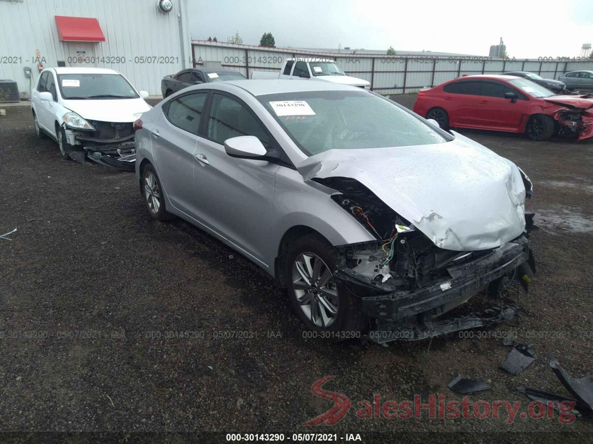 5NPDH4AE6FH631360 2015 HYUNDAI ELANTRA