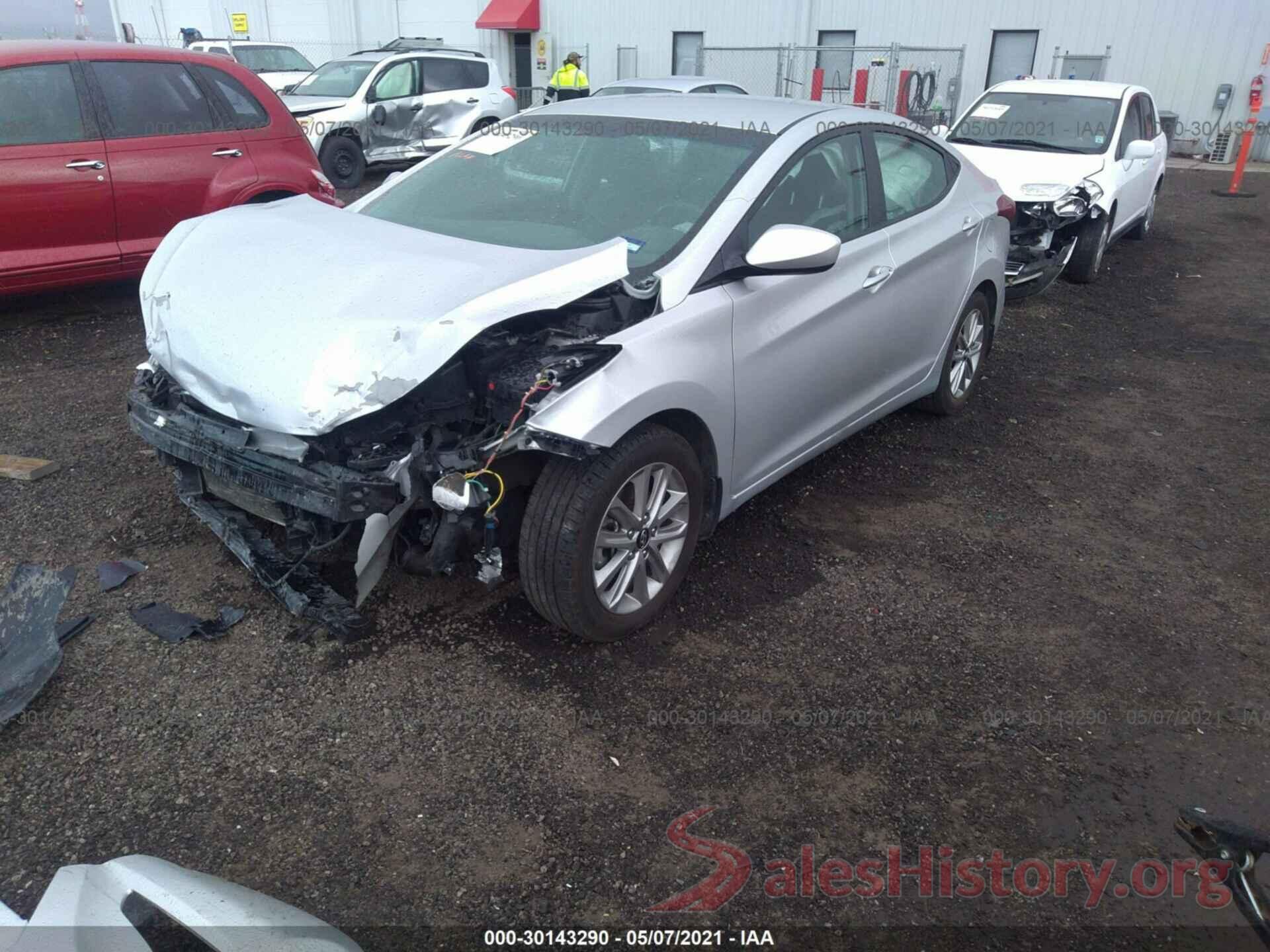 5NPDH4AE6FH631360 2015 HYUNDAI ELANTRA