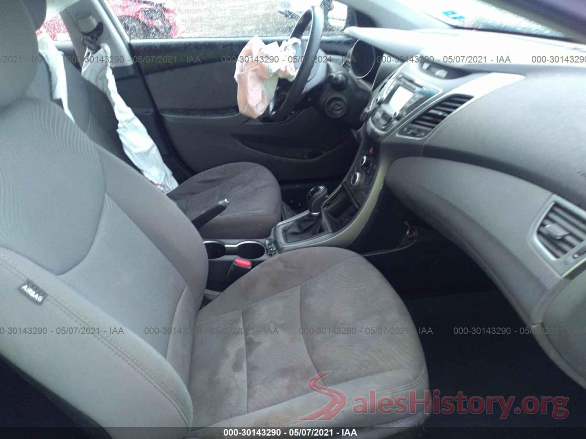 5NPDH4AE6FH631360 2015 HYUNDAI ELANTRA