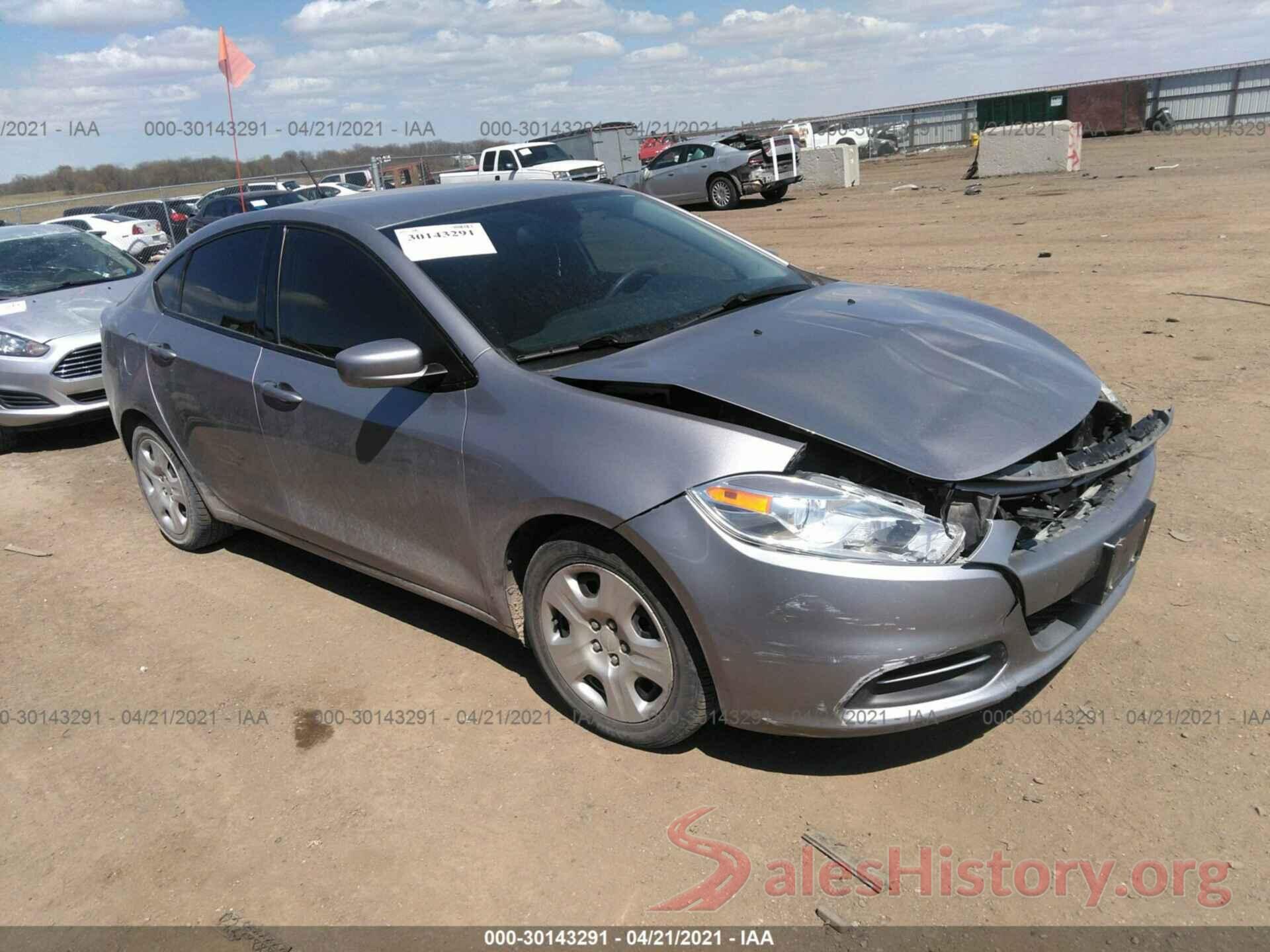 1C3CDFAA7GD564800 2016 DODGE DART