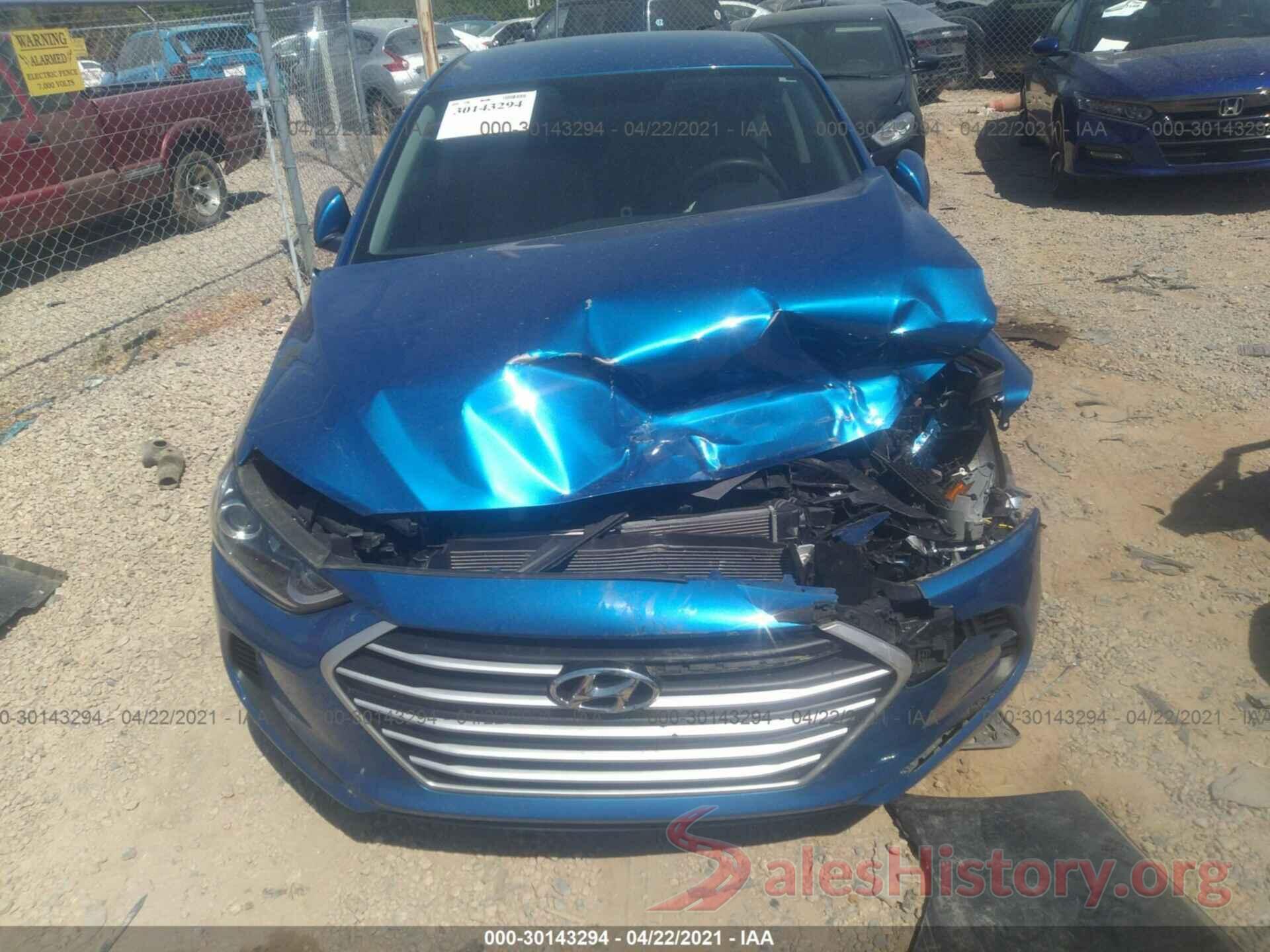 5NPD84LF0JH236198 2018 HYUNDAI ELANTRA