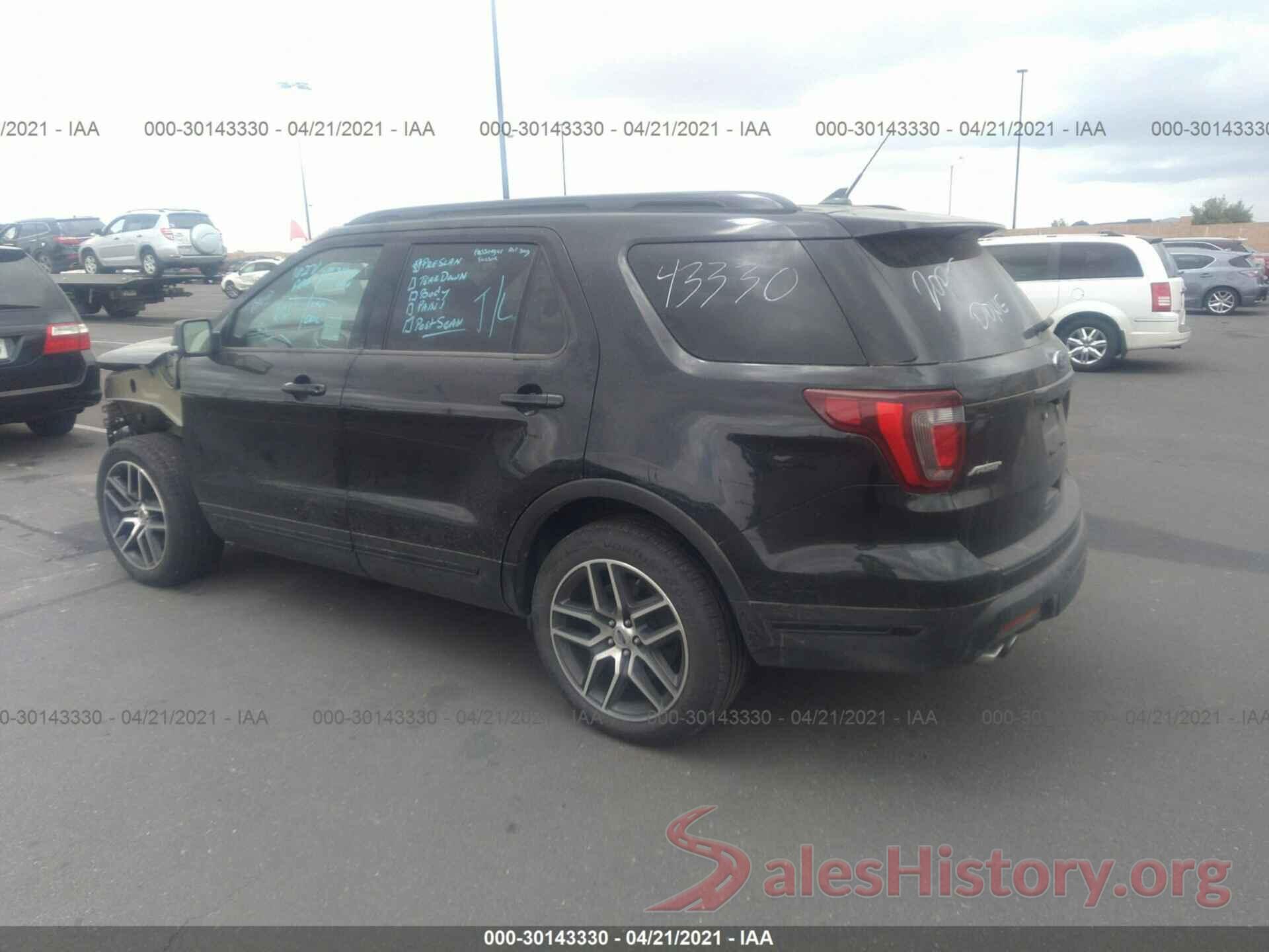 1FM5K8GT9KGB40021 2019 FORD EXPLORER