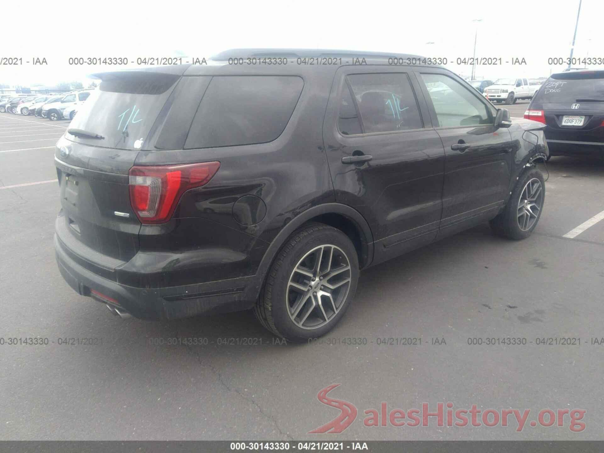 1FM5K8GT9KGB40021 2019 FORD EXPLORER