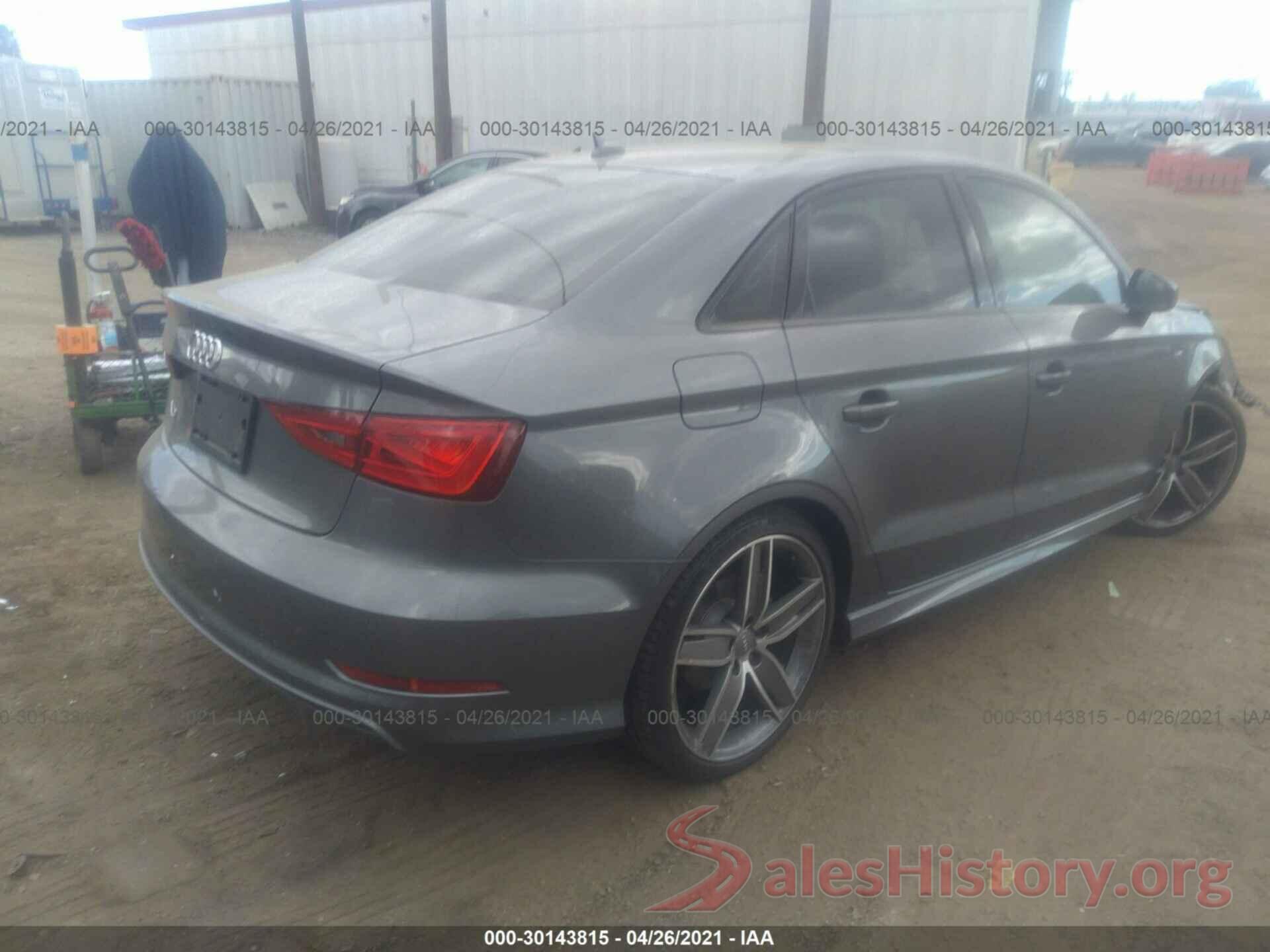 WAUA7GFF7G1052215 2016 AUDI A3