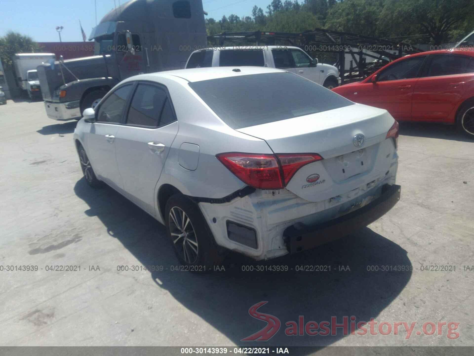 5YFBURHE3KP889516 2019 TOYOTA COROLLA