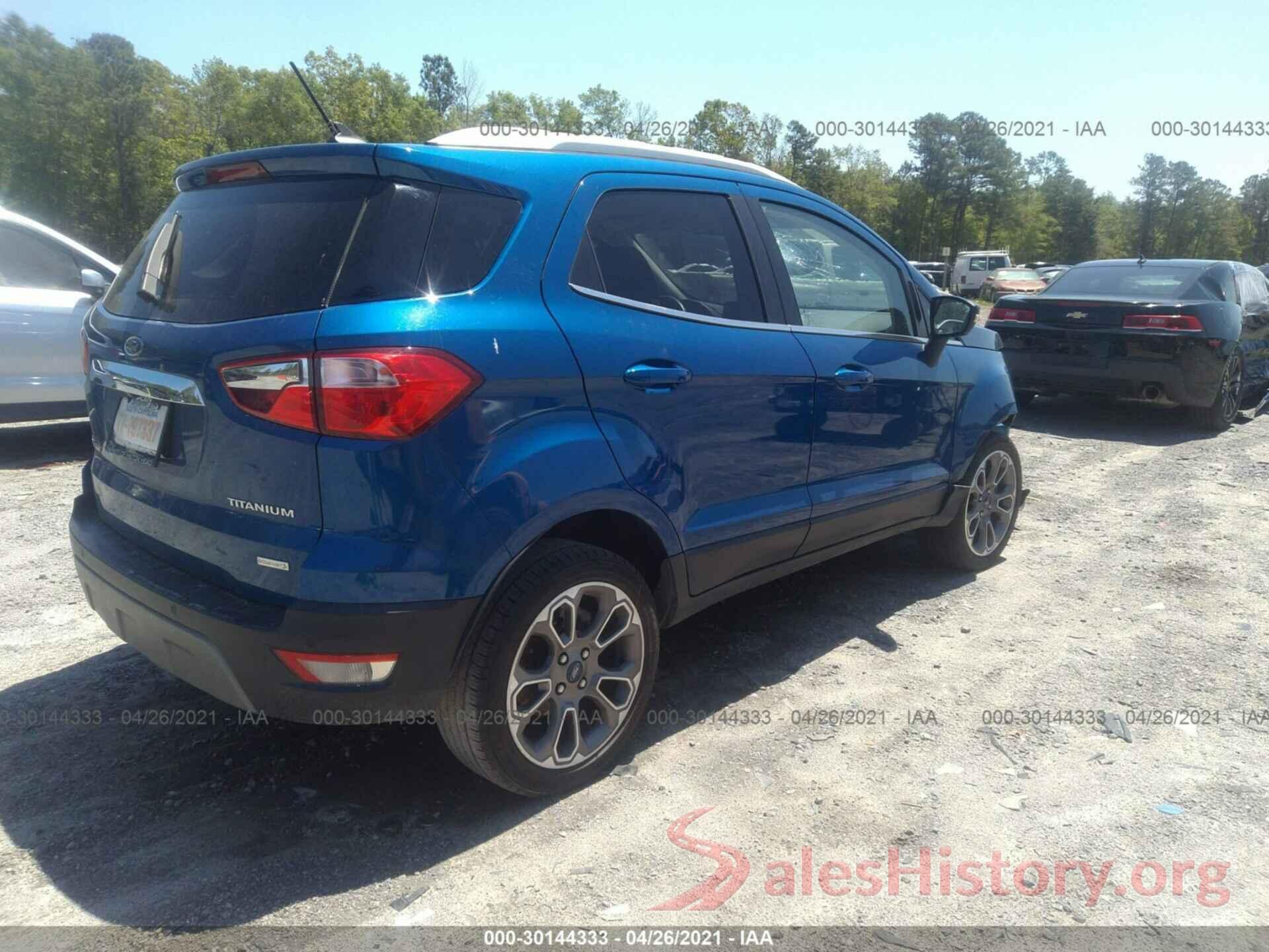 MAJ3S2KE6KC270174 2019 FORD ECOSPORT