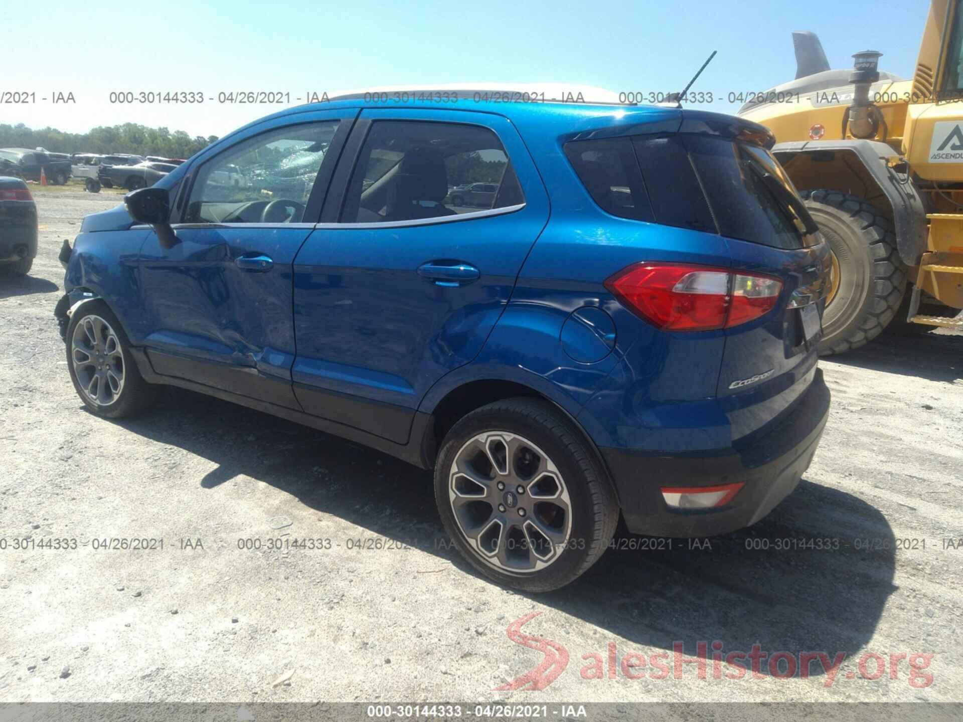 MAJ3S2KE6KC270174 2019 FORD ECOSPORT