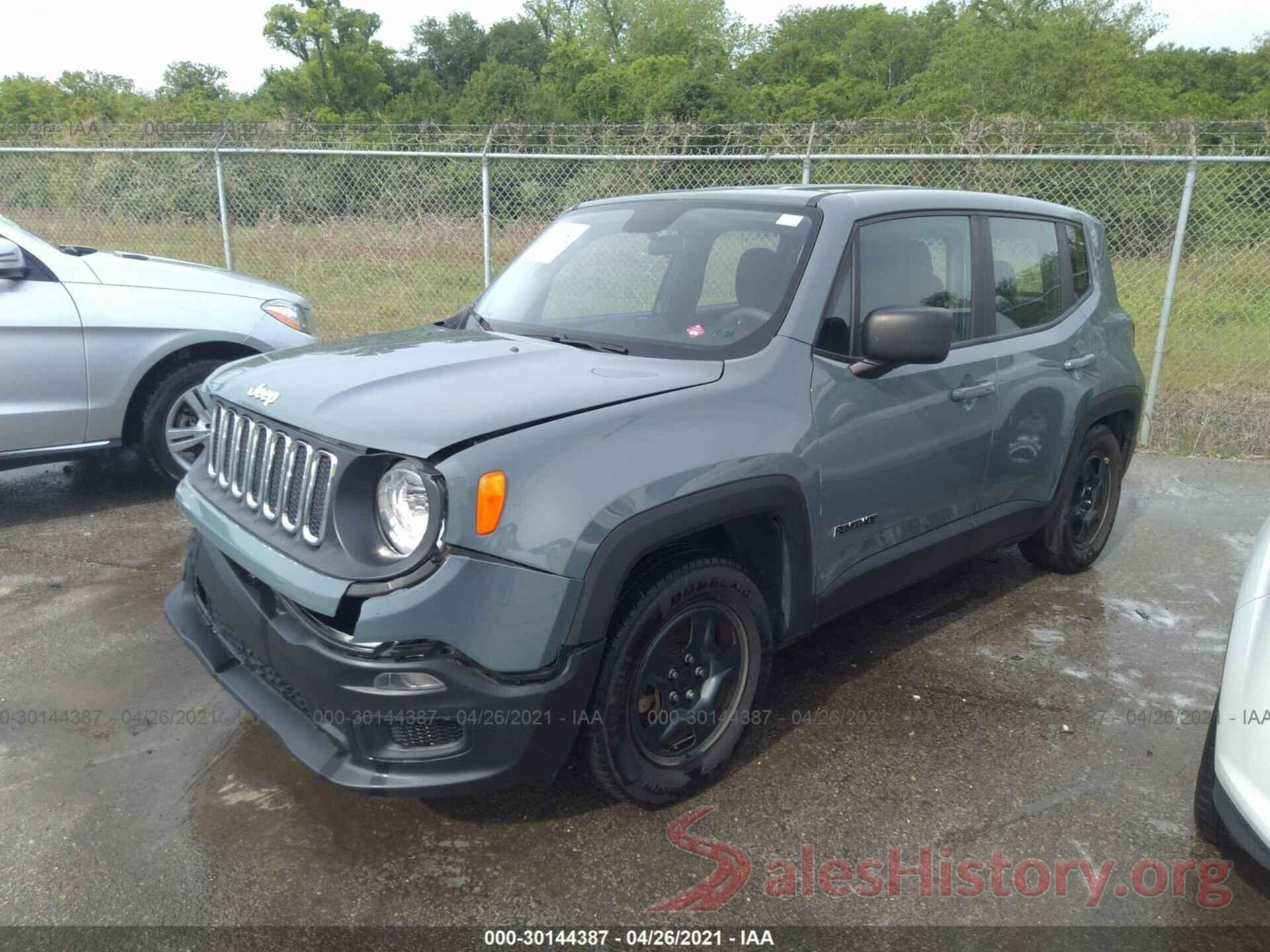 ZACCJAAB8HPF18976 2017 JEEP RENEGADE