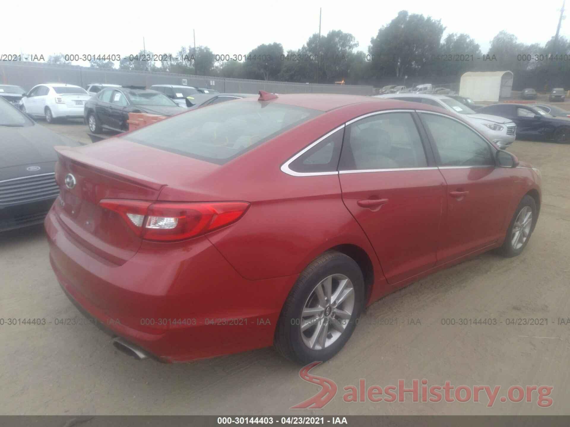 5NPE24AF5HH542025 2017 HYUNDAI SONATA