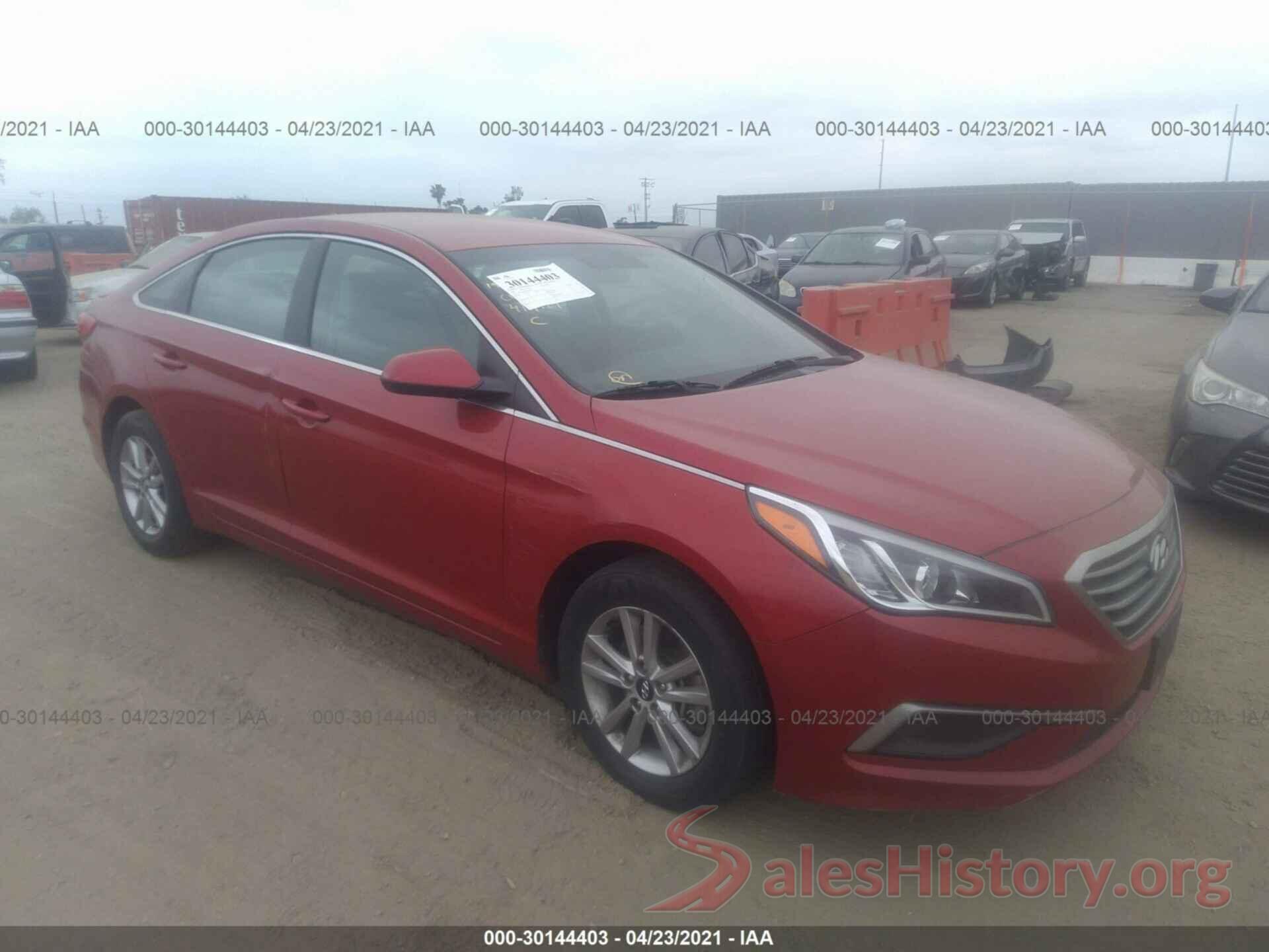 5NPE24AF5HH542025 2017 HYUNDAI SONATA