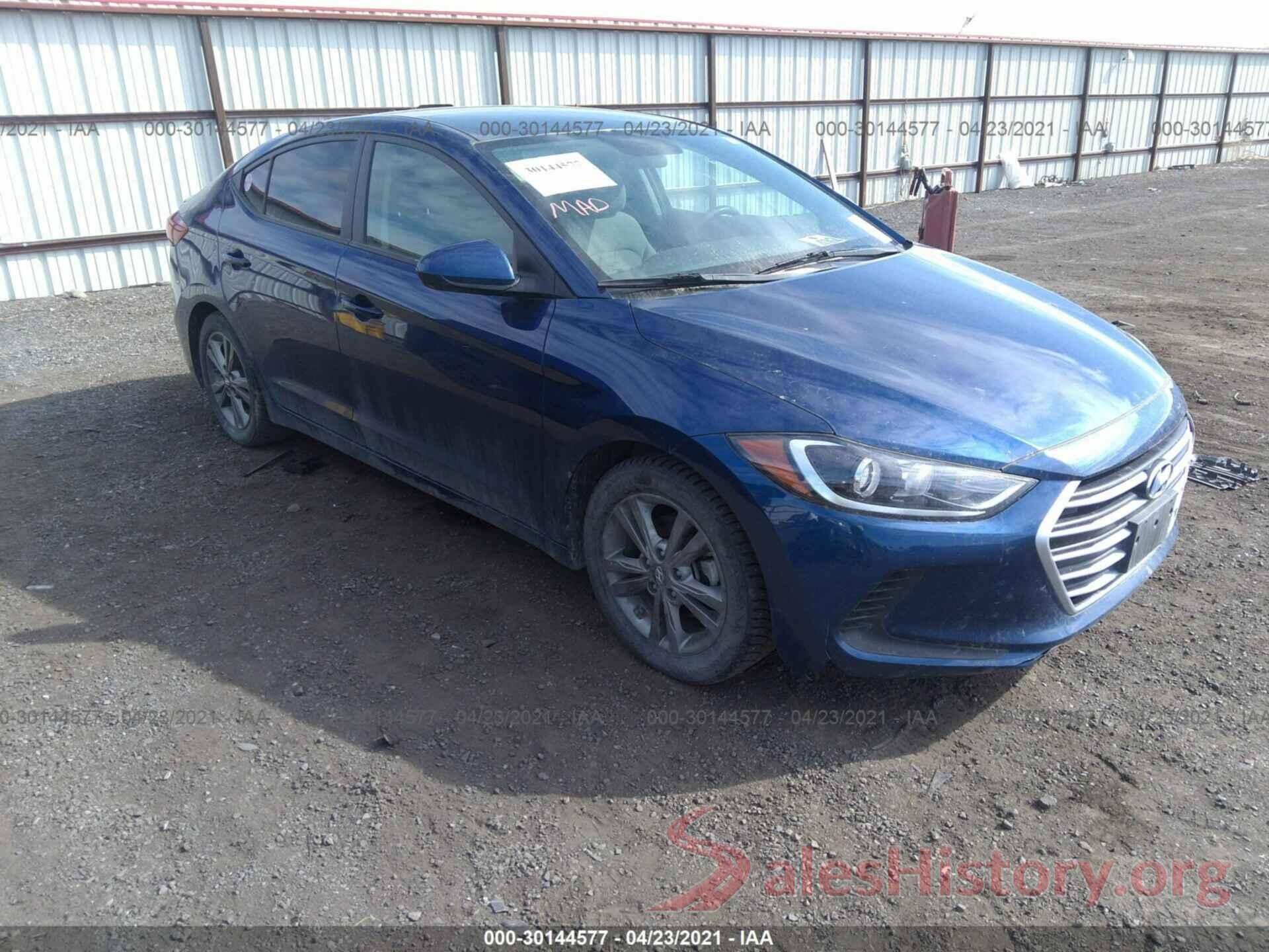 5NPD84LF5HH117962 2017 HYUNDAI ELANTRA