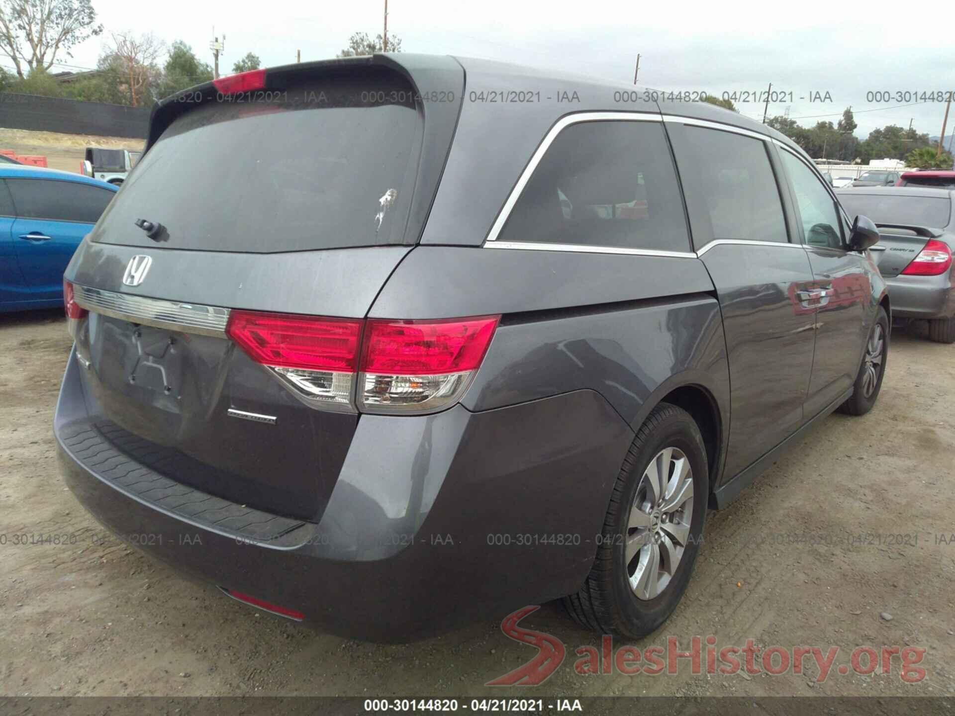 5FNRL5H37GB040985 2016 HONDA ODYSSEY