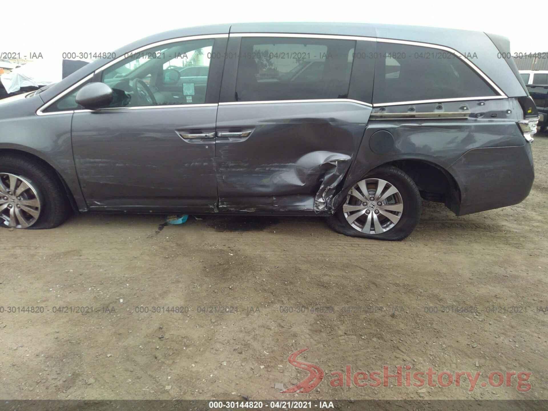 5FNRL5H37GB040985 2016 HONDA ODYSSEY