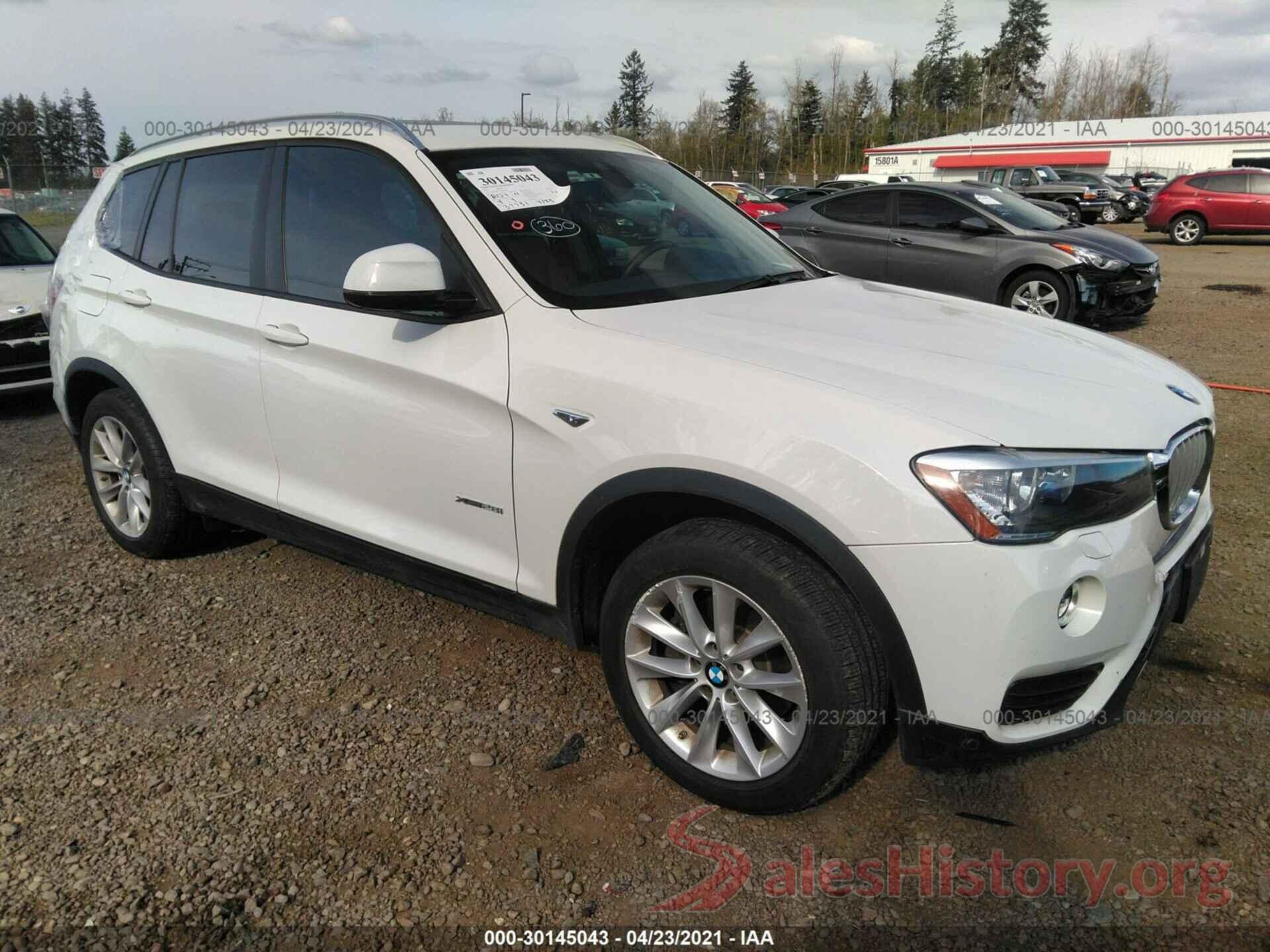 5UXWX9C51H0T09861 2017 BMW X3