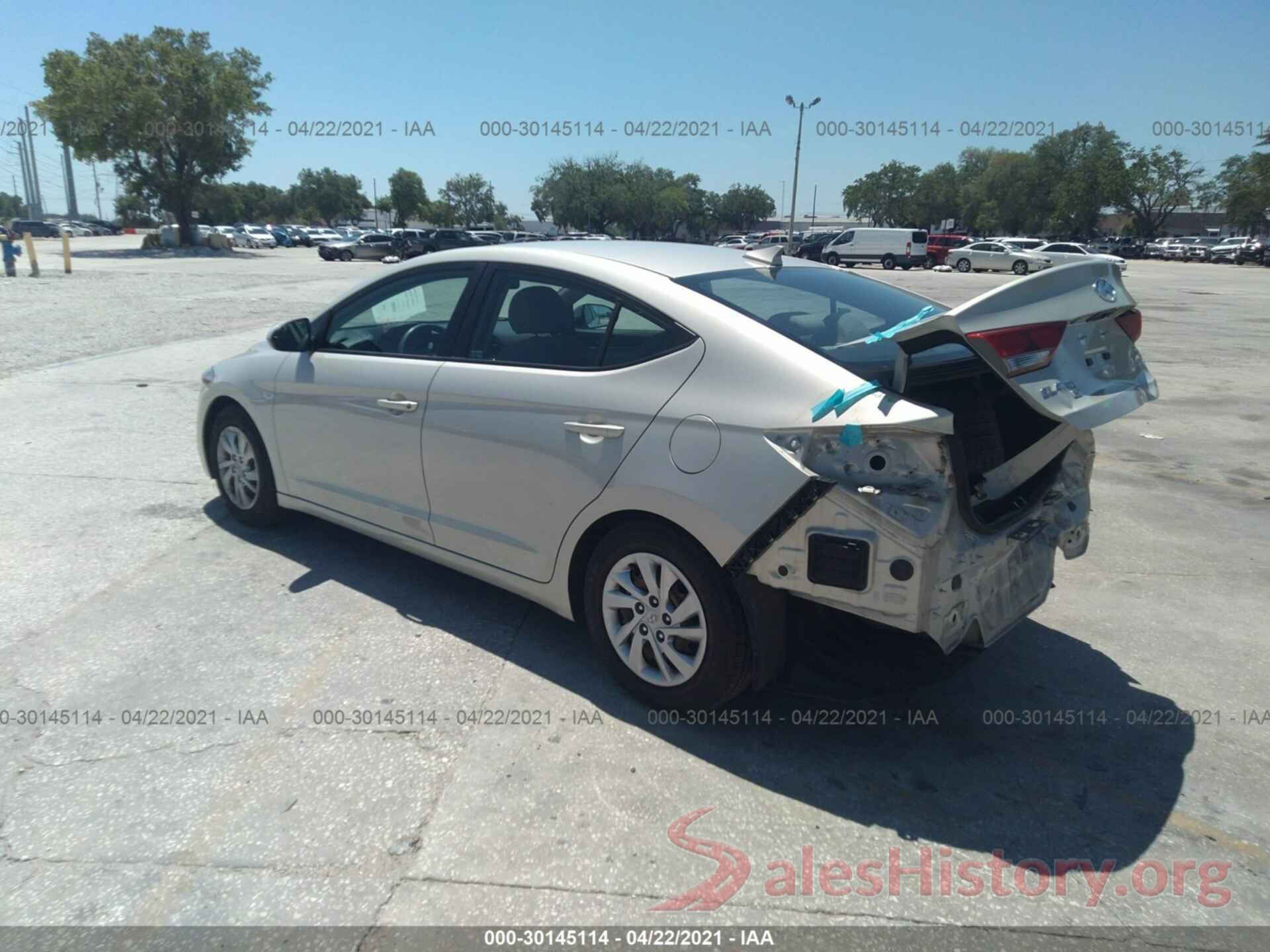 KMHD74LFXHU071341 2017 HYUNDAI ELANTRA