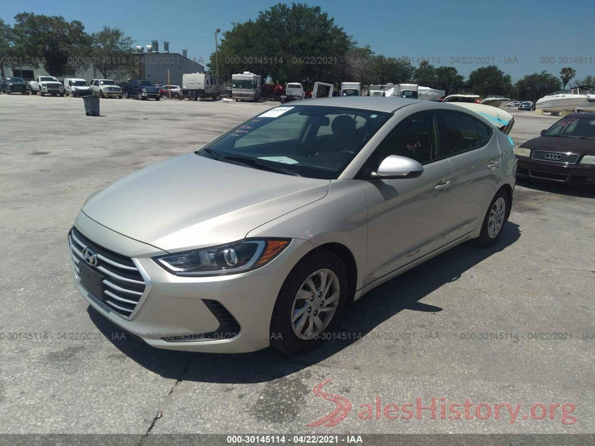 KMHD74LFXHU071341 2017 HYUNDAI ELANTRA