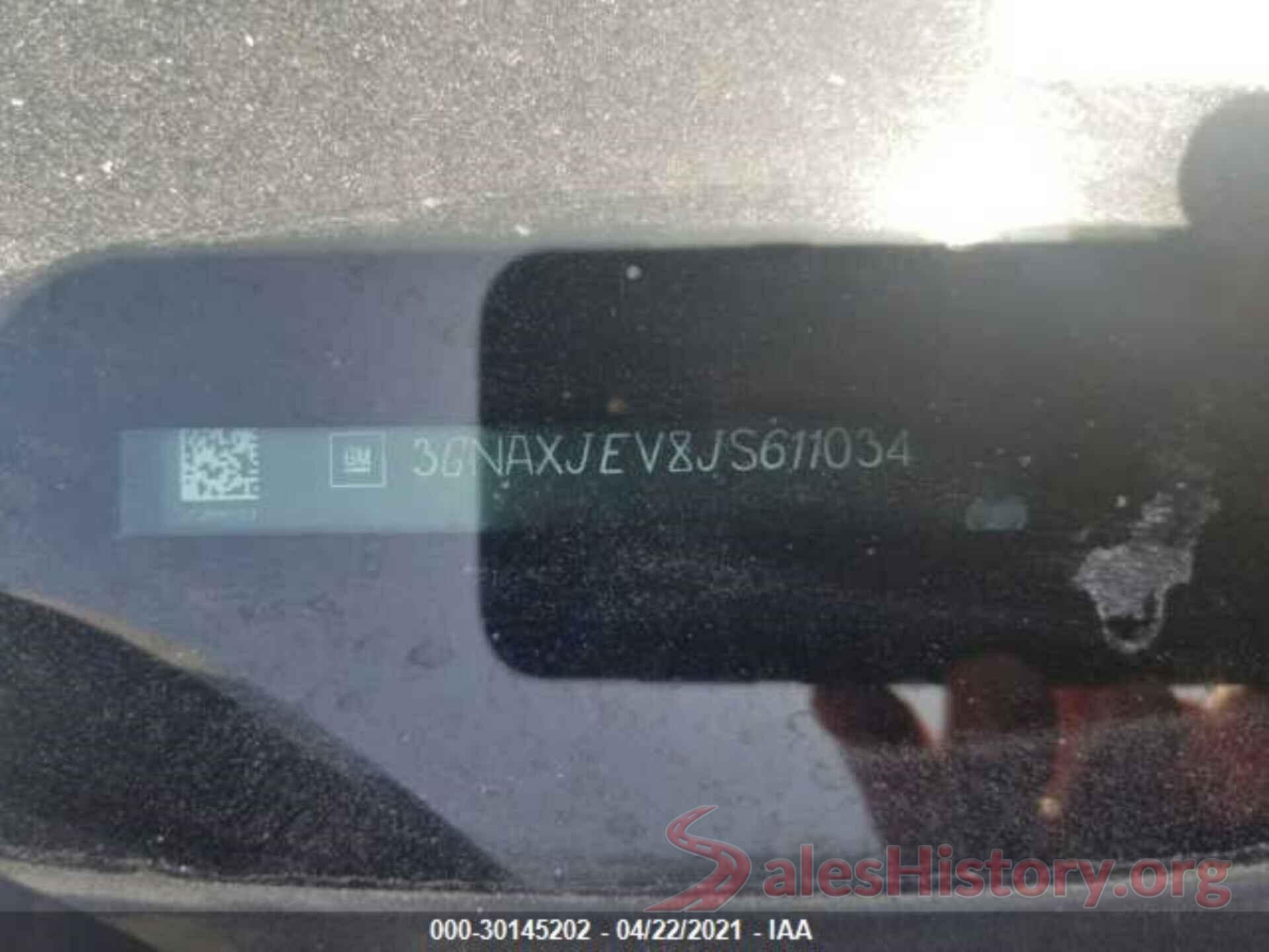 3GNAXJEV8JS611034 2018 CHEVROLET EQUINOX