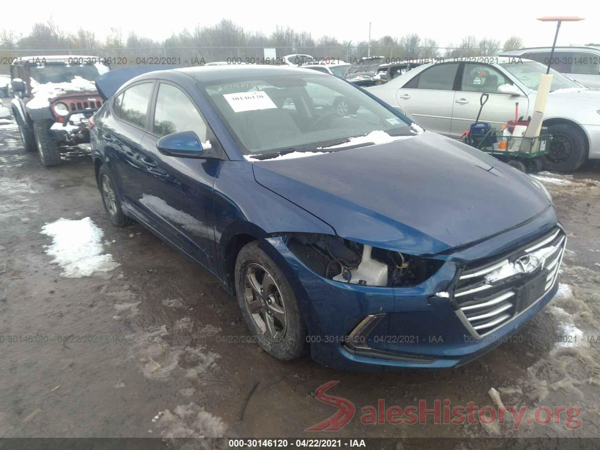 5NPD94LA9HH061851 2017 HYUNDAI ELANTRA