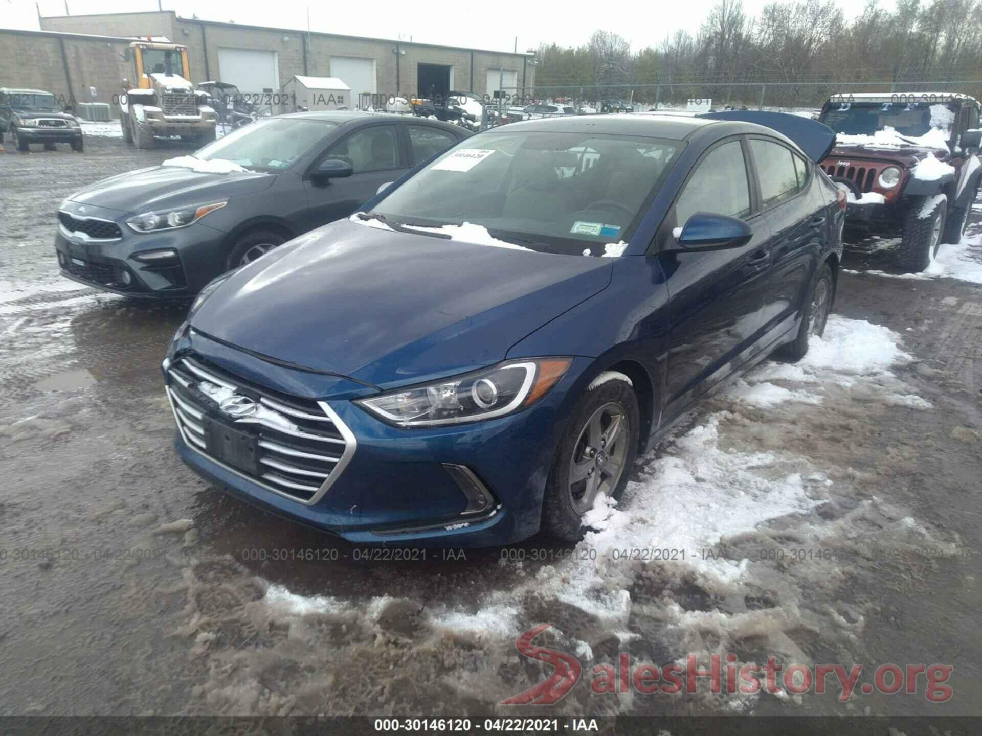 5NPD94LA9HH061851 2017 HYUNDAI ELANTRA