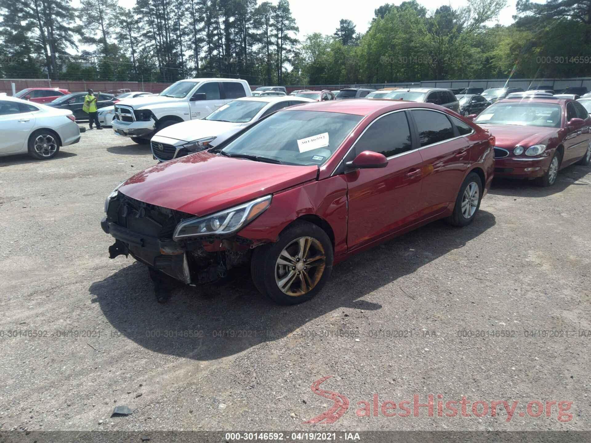 5NPE24AF4GH402644 2016 HYUNDAI SONATA