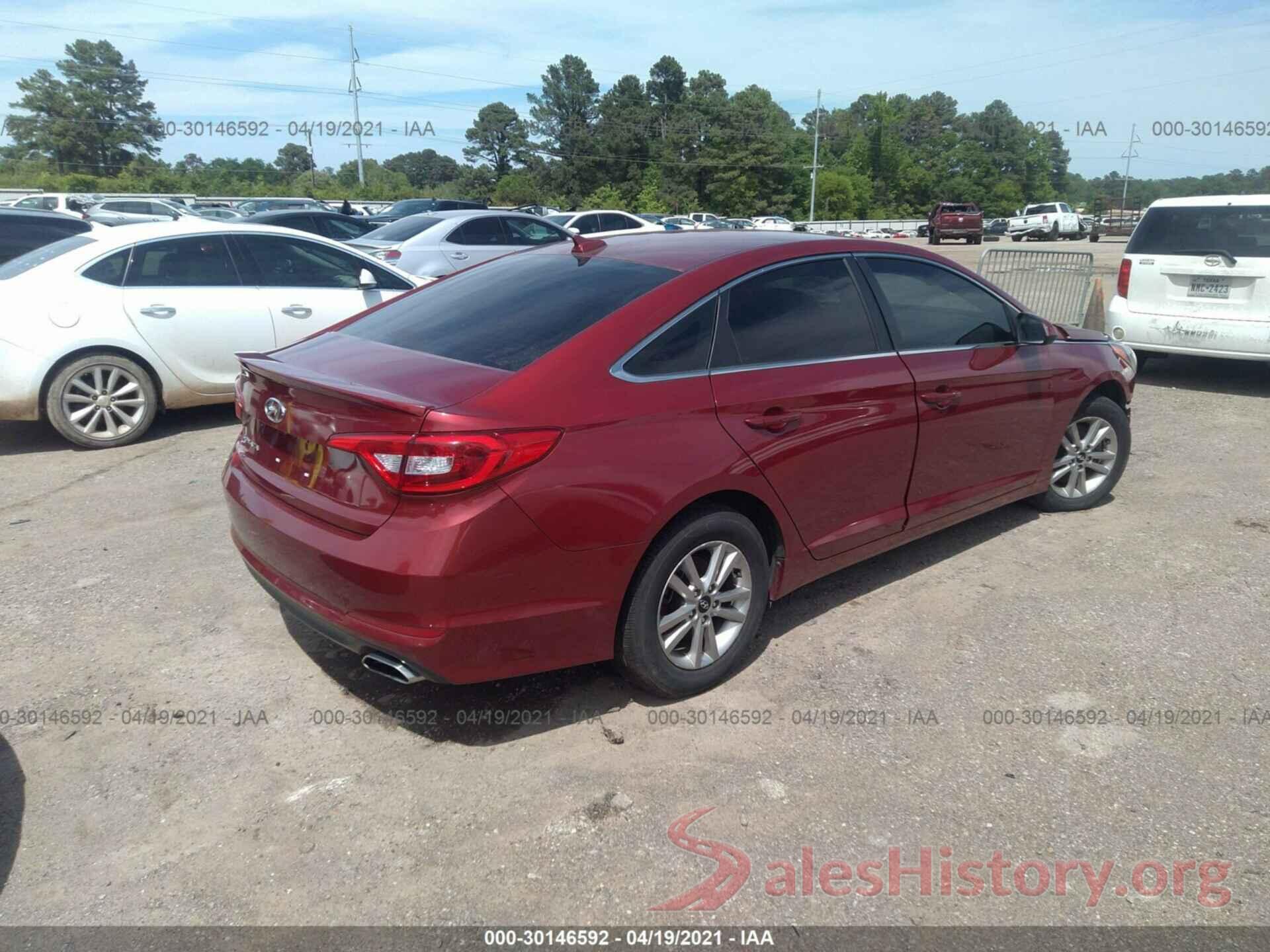 5NPE24AF4GH402644 2016 HYUNDAI SONATA