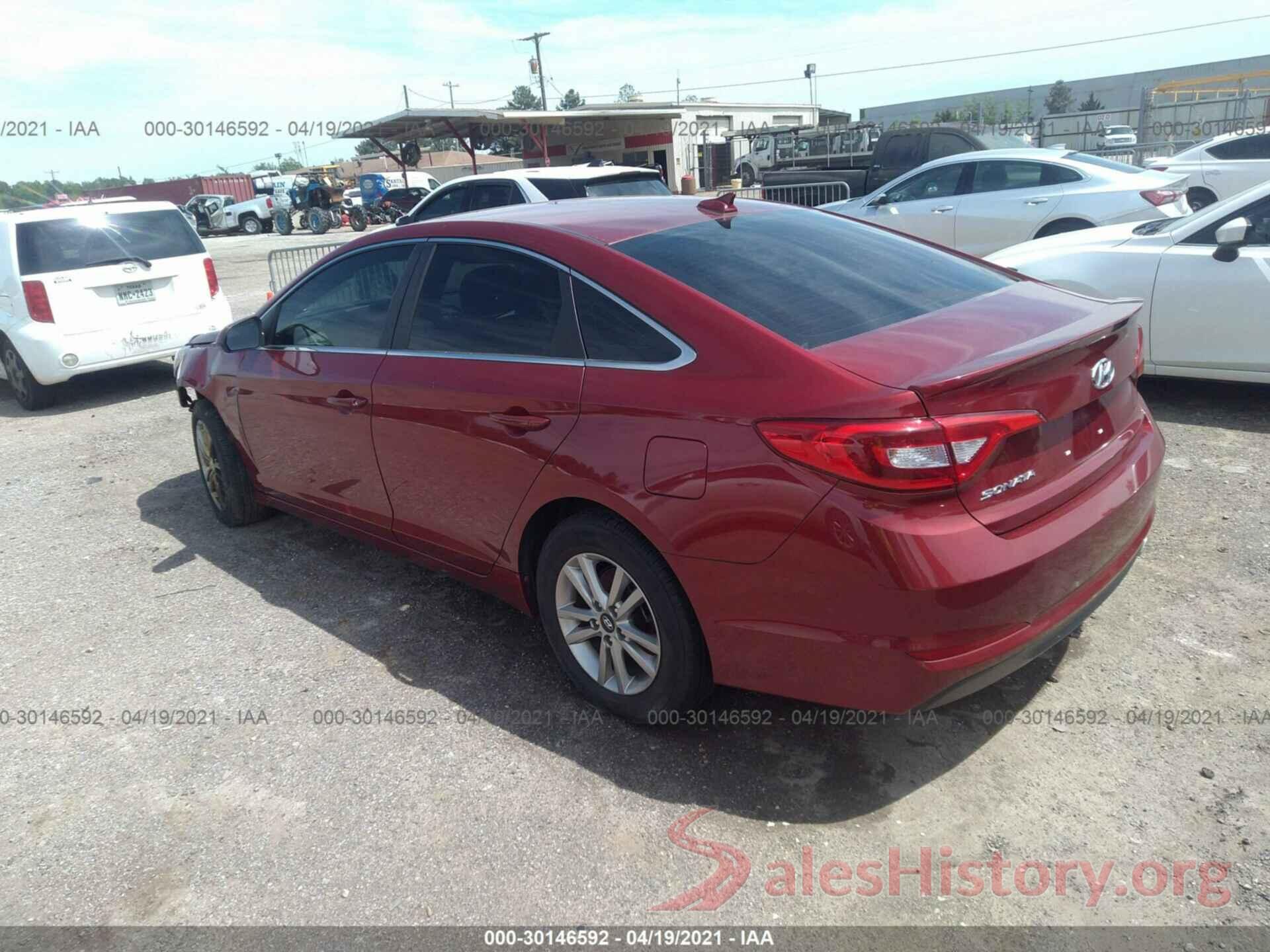 5NPE24AF4GH402644 2016 HYUNDAI SONATA