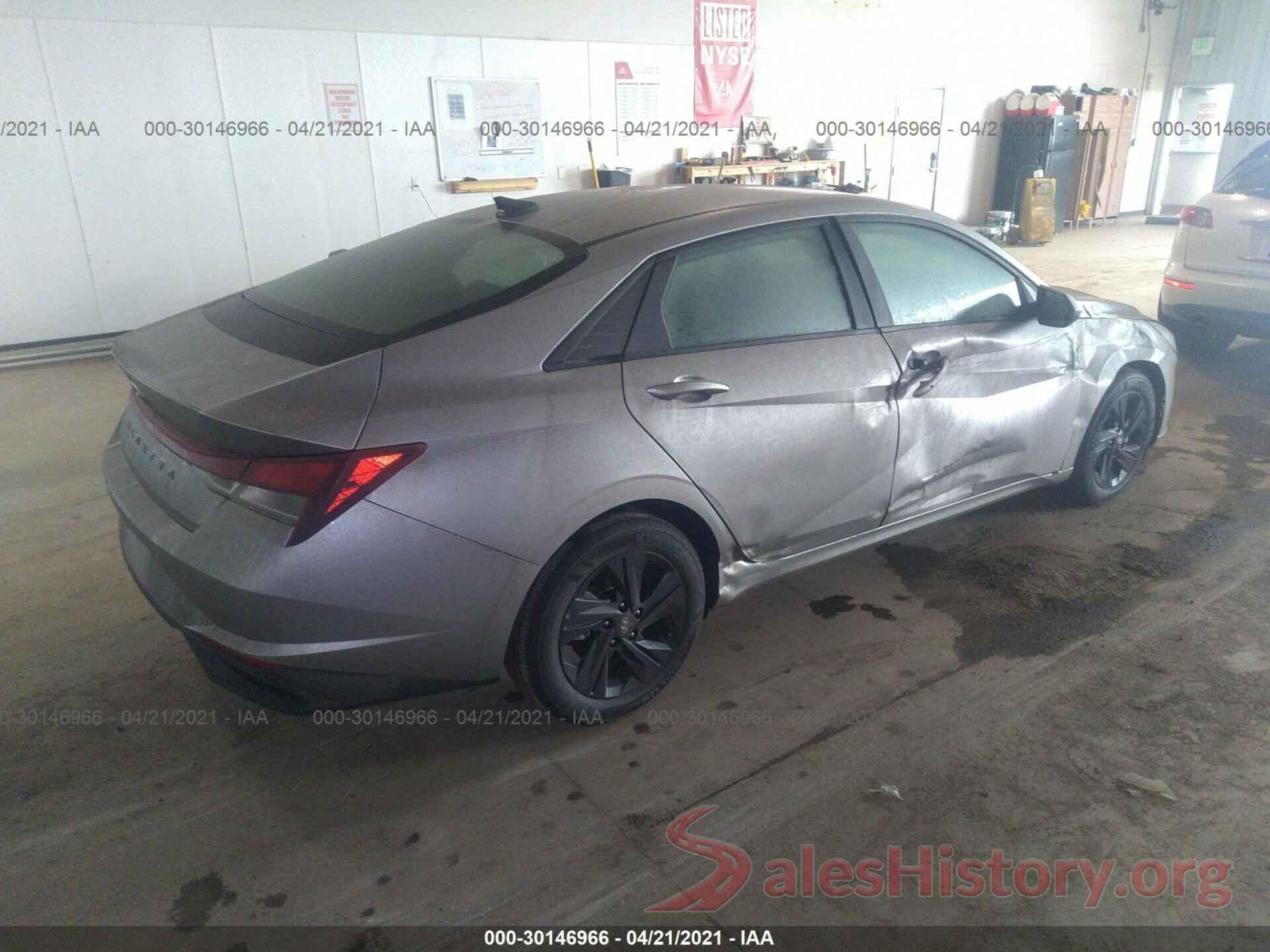 5NPLM4AG0MH010220 2021 HYUNDAI ELANTRA