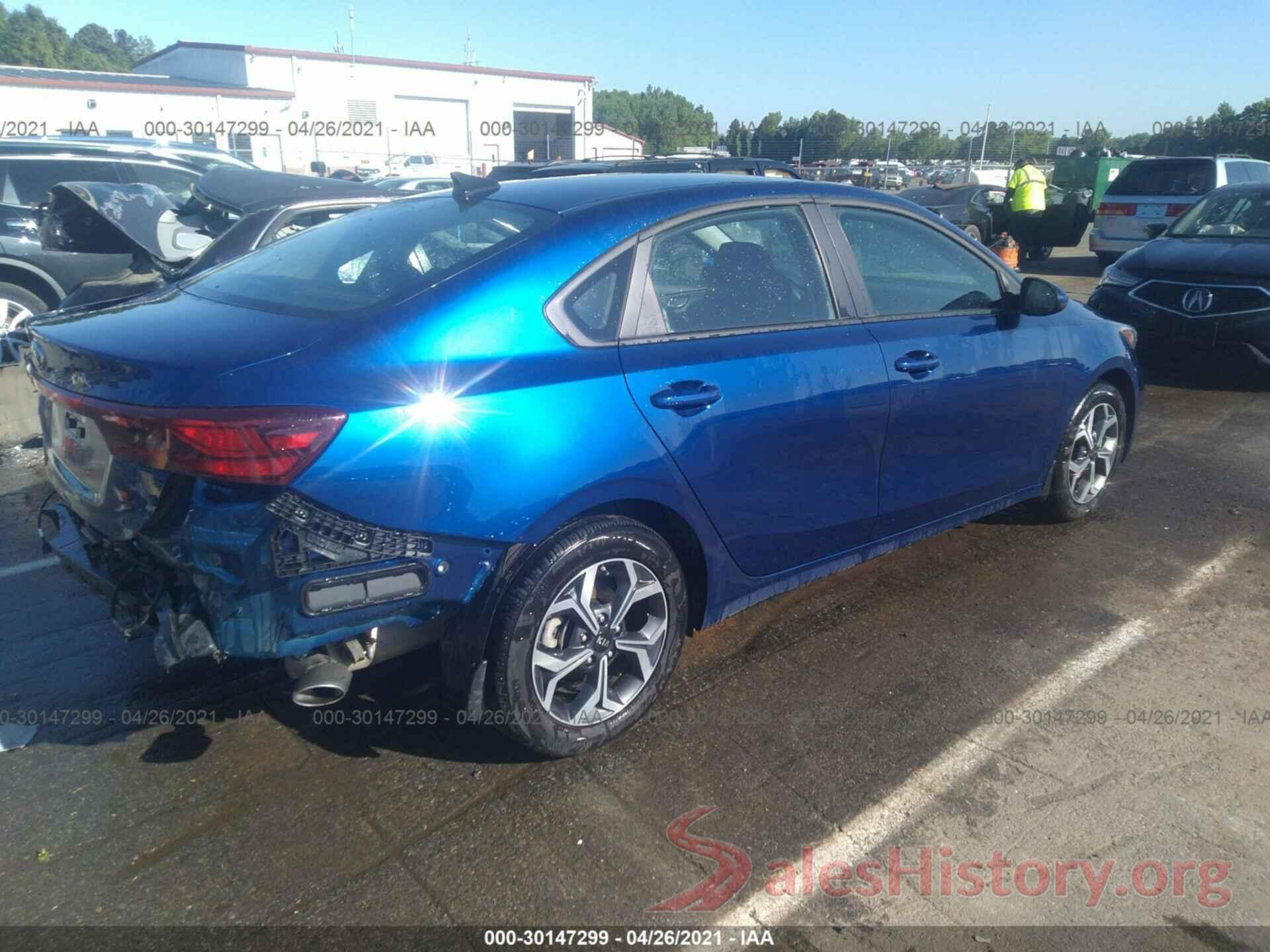 3KPF24AD5LE167401 2020 KIA FORTE