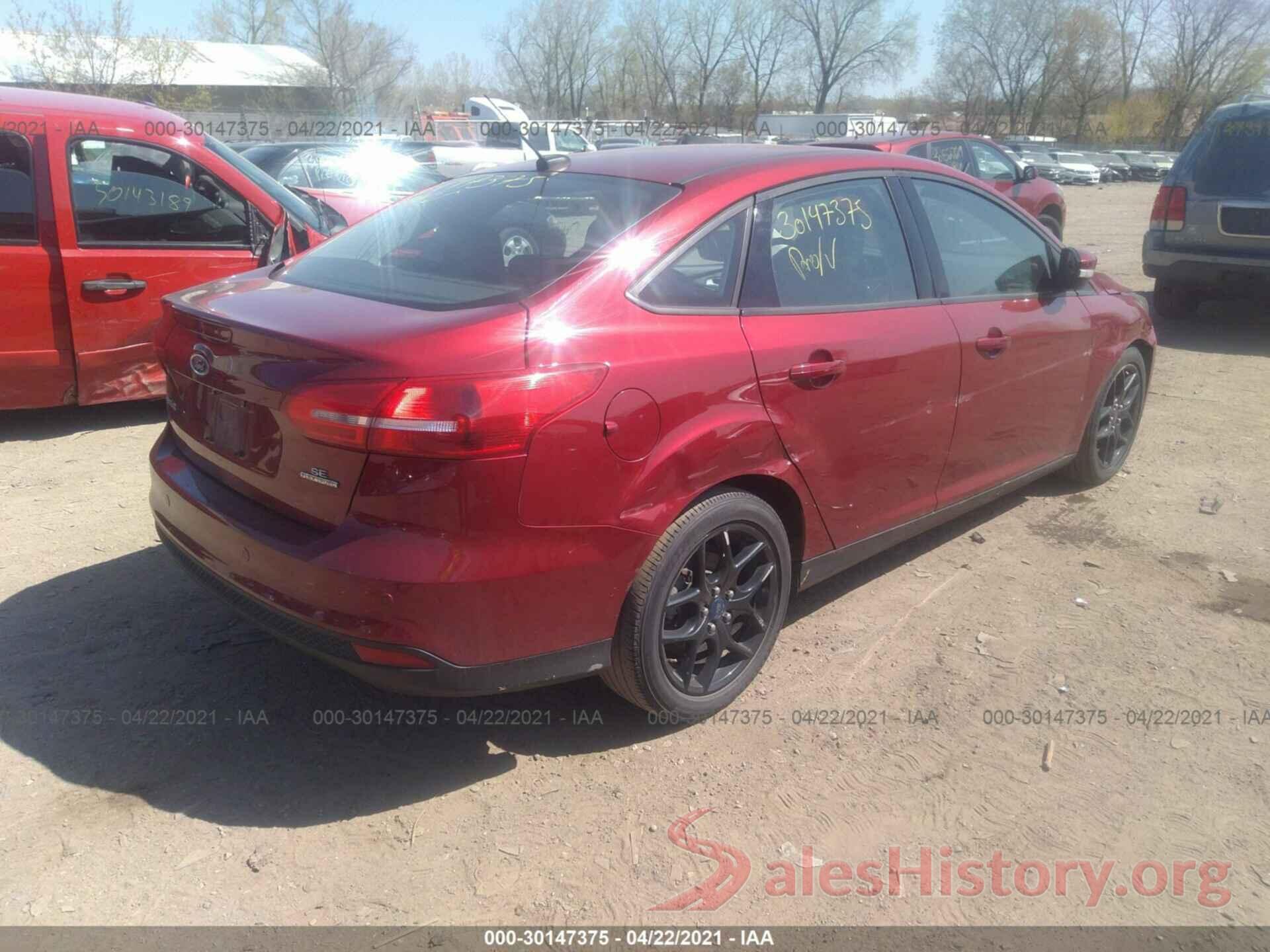 1FADP3F24GL203205 2016 FORD FOCUS