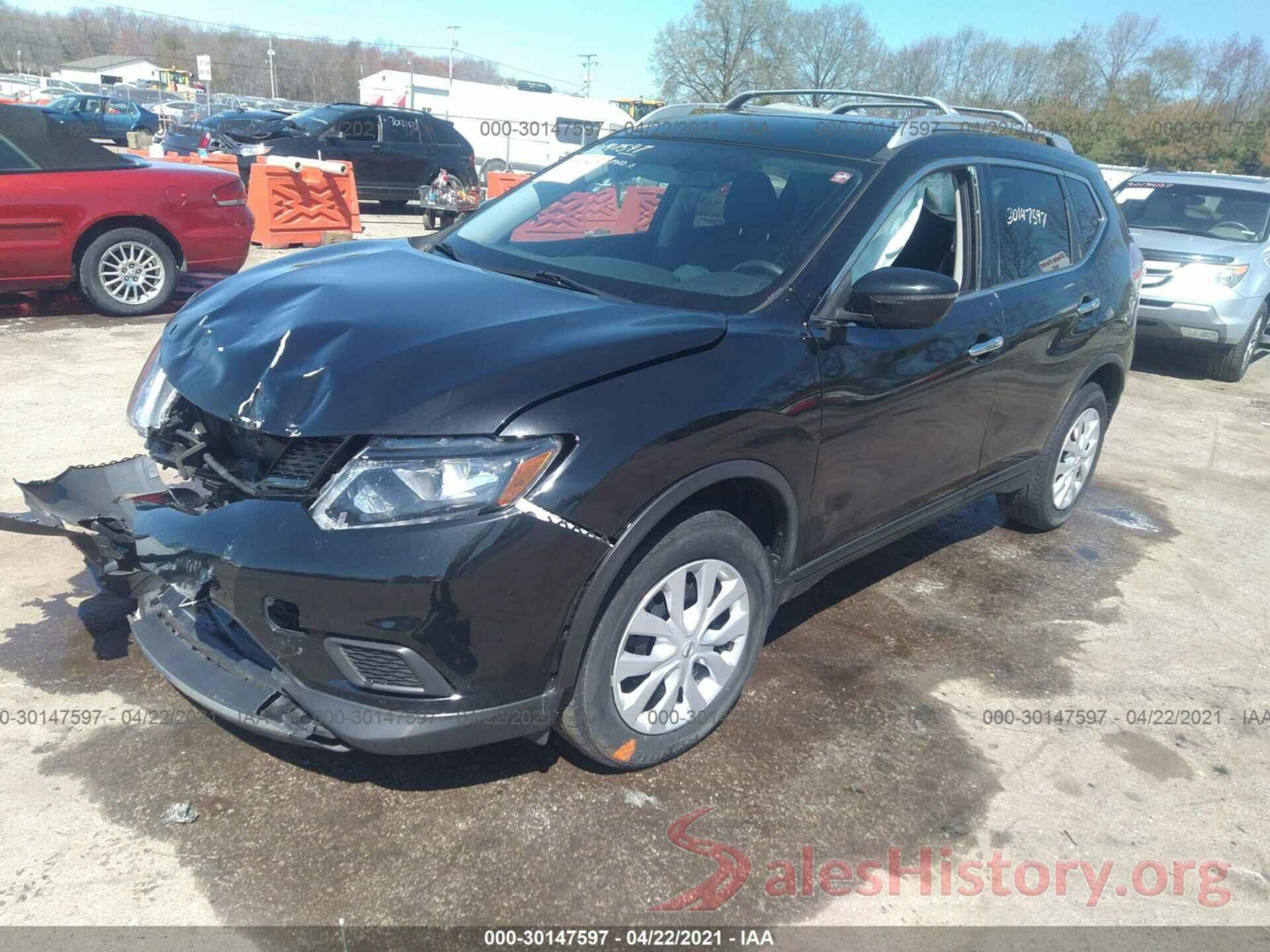 KNMAT2MV2GP730961 2016 NISSAN ROGUE