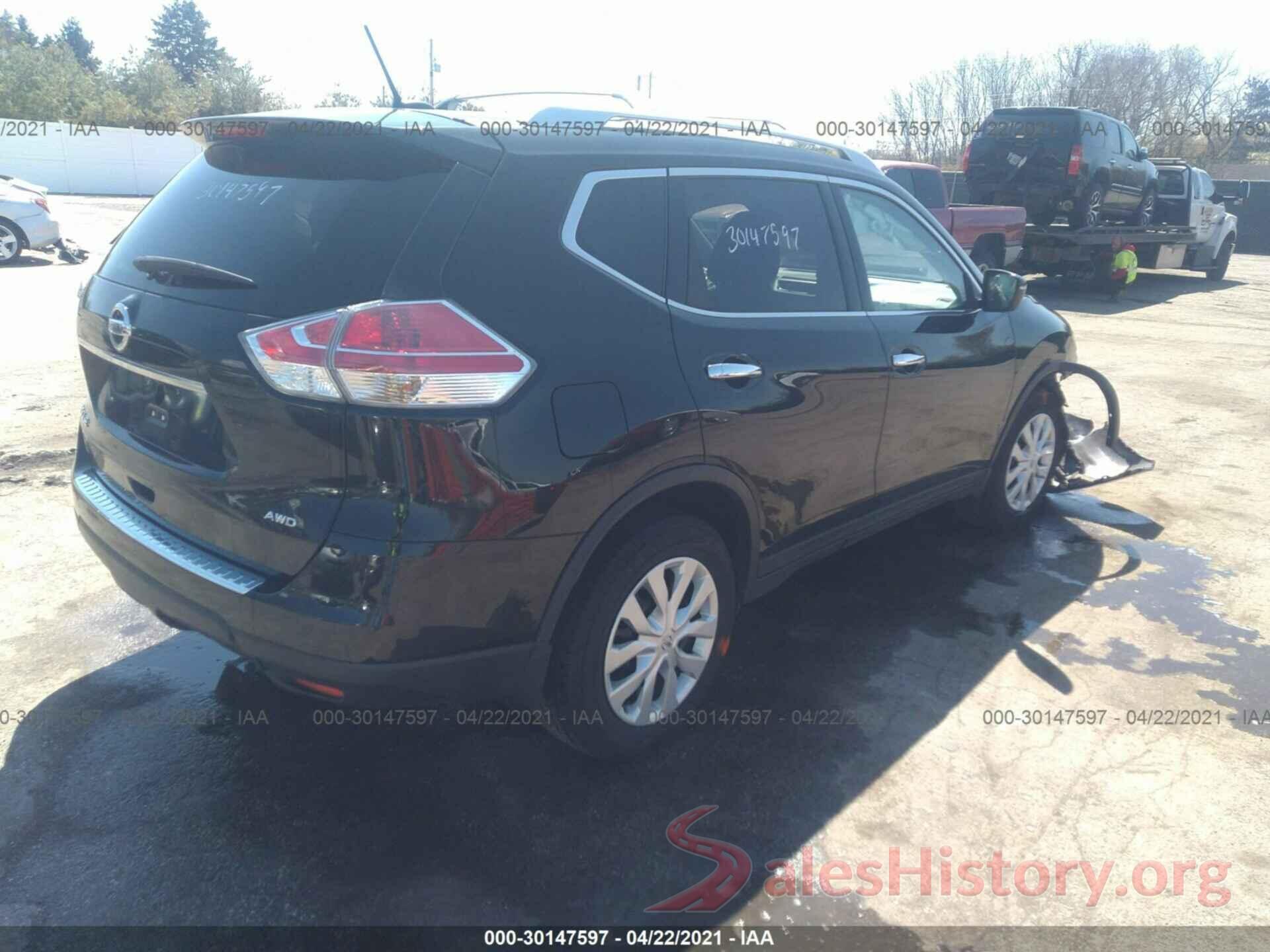 KNMAT2MV2GP730961 2016 NISSAN ROGUE