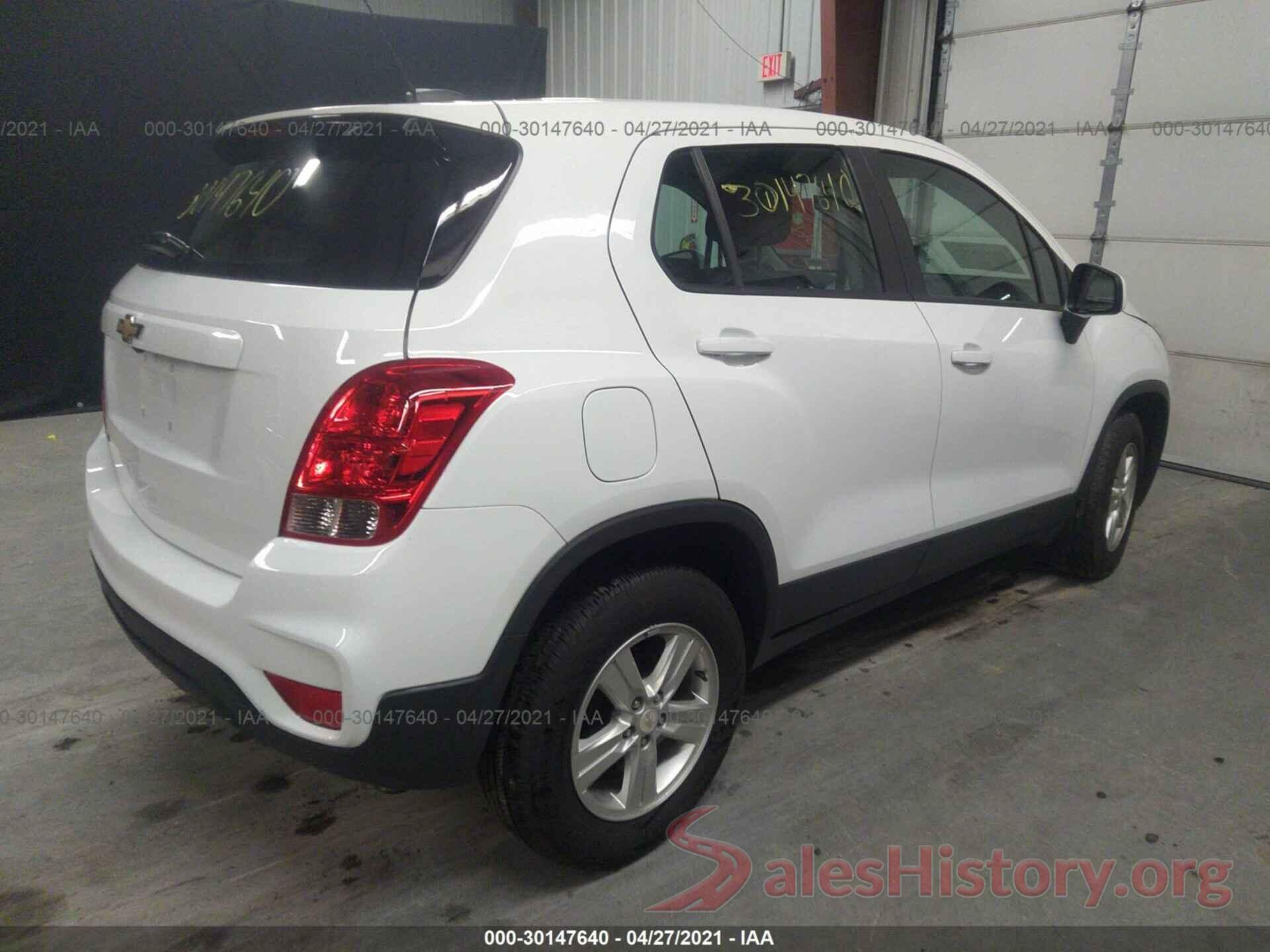 3GNCJKSBXKL403307 2019 CHEVROLET TRAX