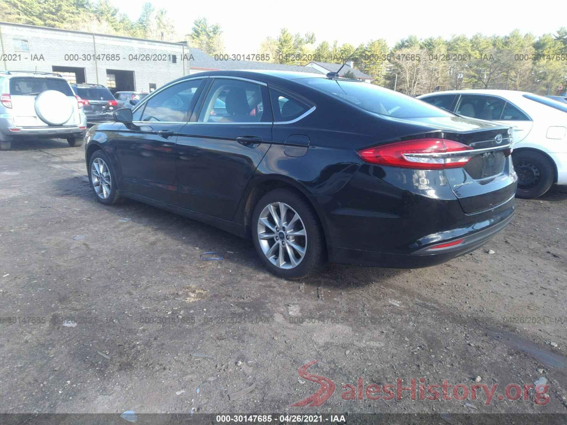 3FA6P0LU7HR258439 2017 FORD FUSION