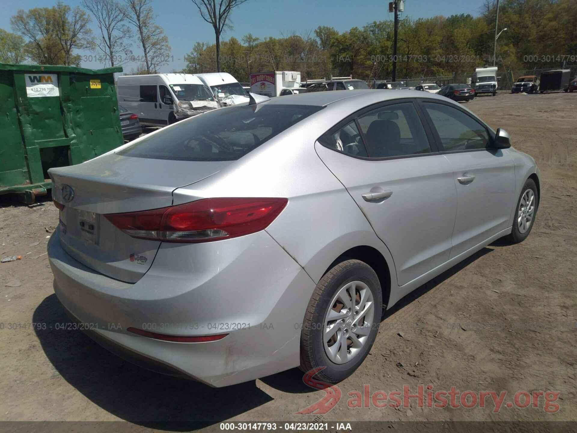 5NPD74LF8HH060787 2017 HYUNDAI ELANTRA