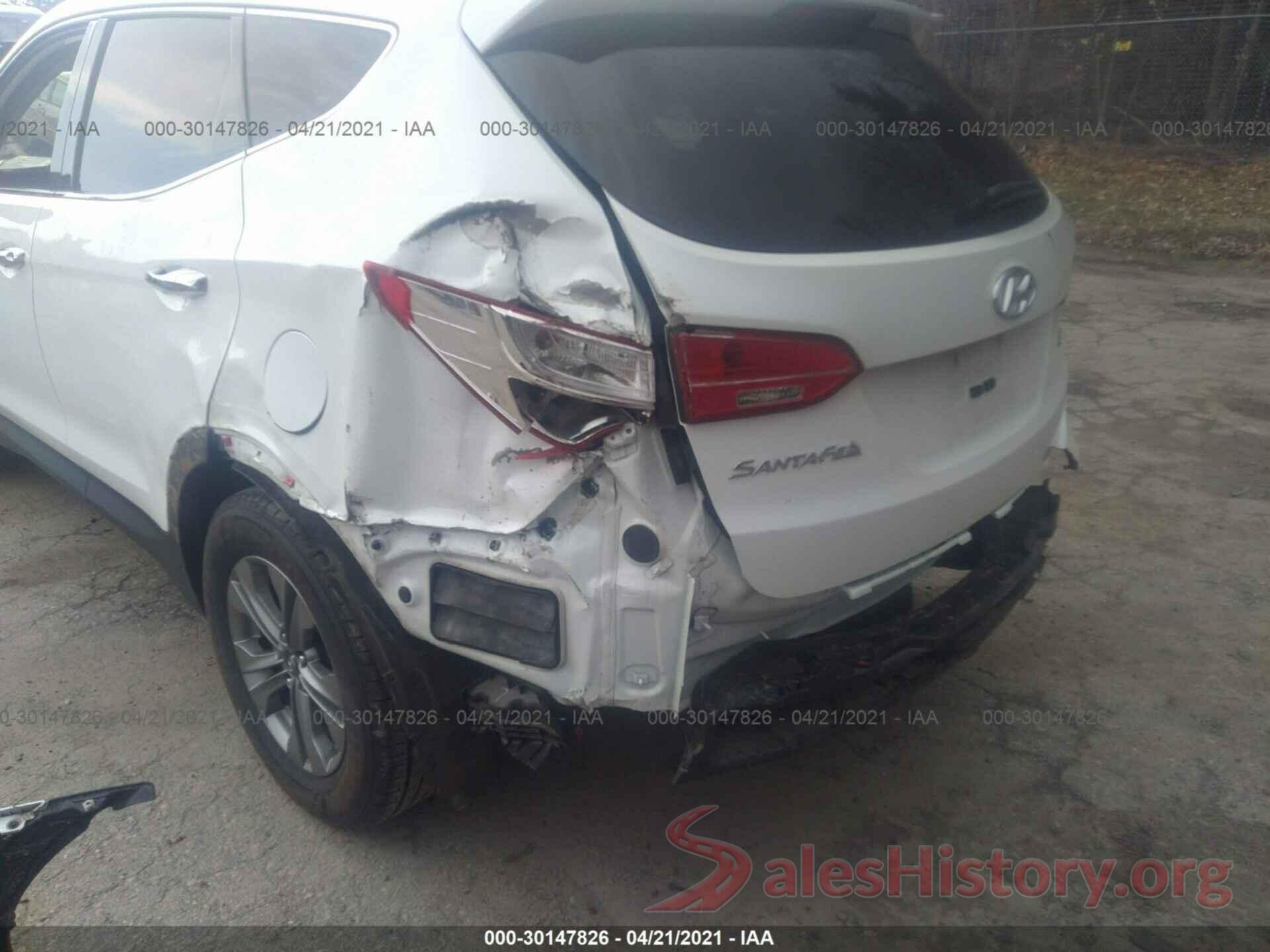 5XYZT3LB9GG366119 2016 HYUNDAI SANTA FE SPORT