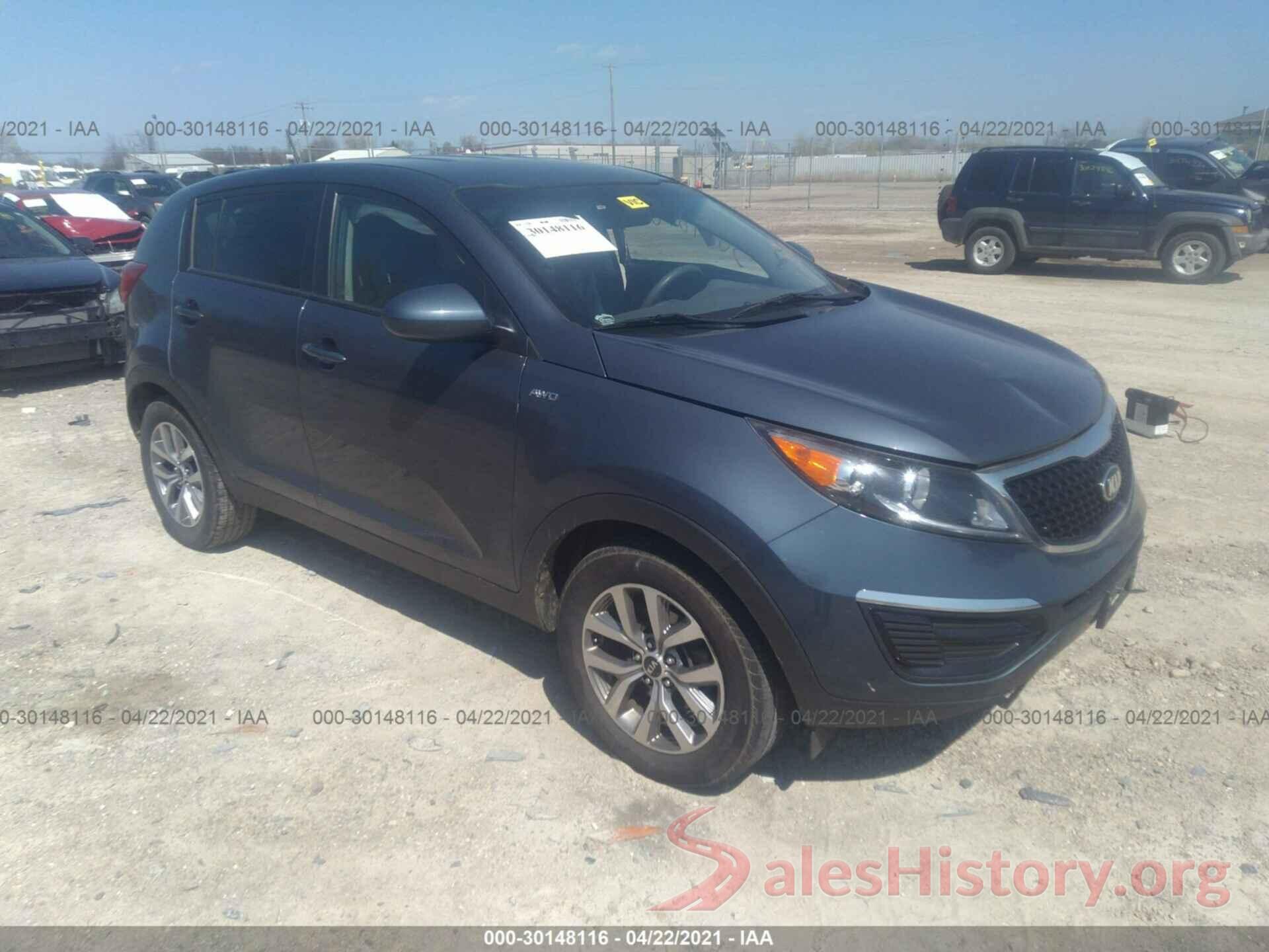 KNDPBCAC9G7822798 2016 KIA SPORTAGE