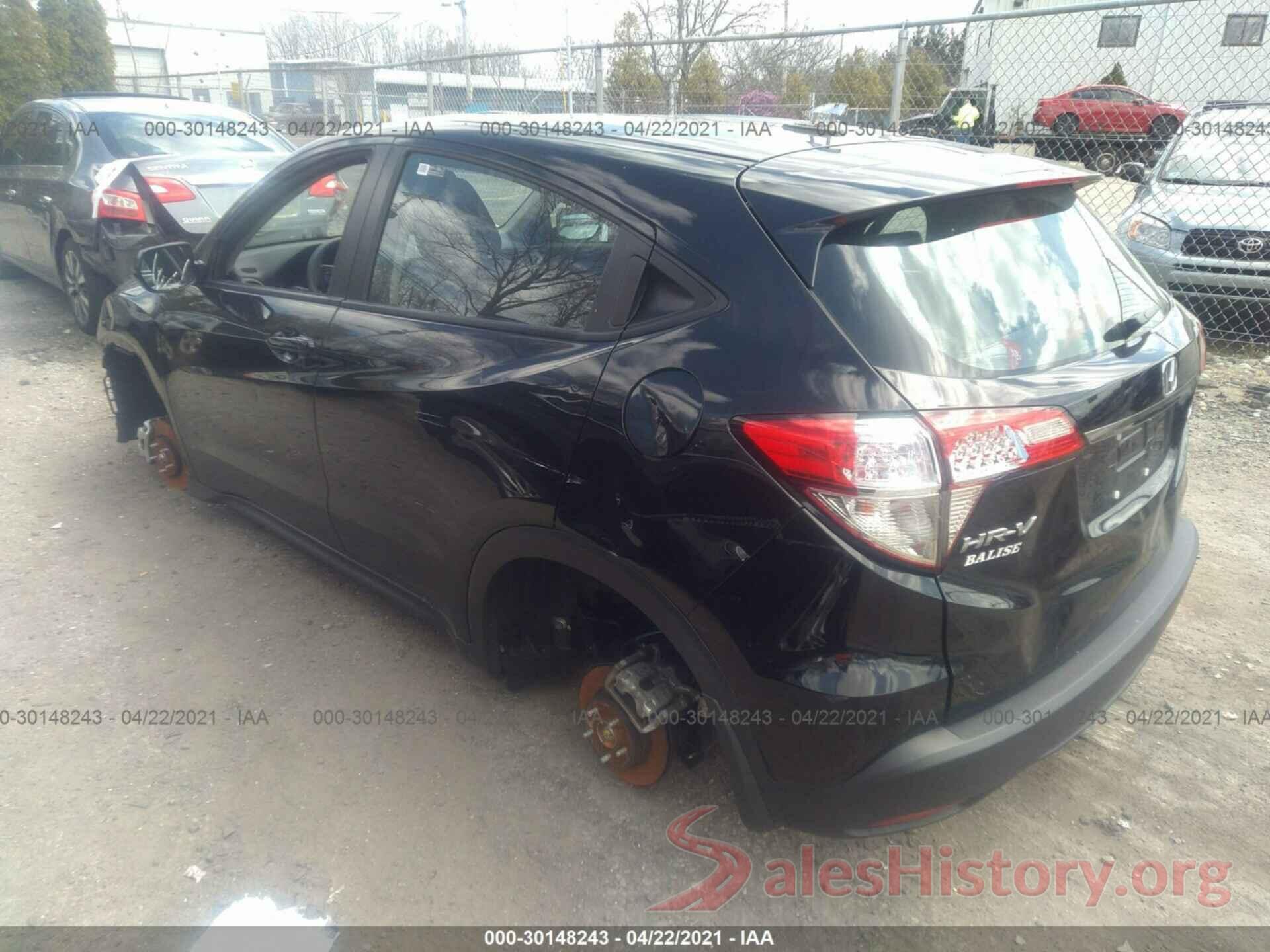 3CZRU6H33KG730698 2019 HONDA HR-V