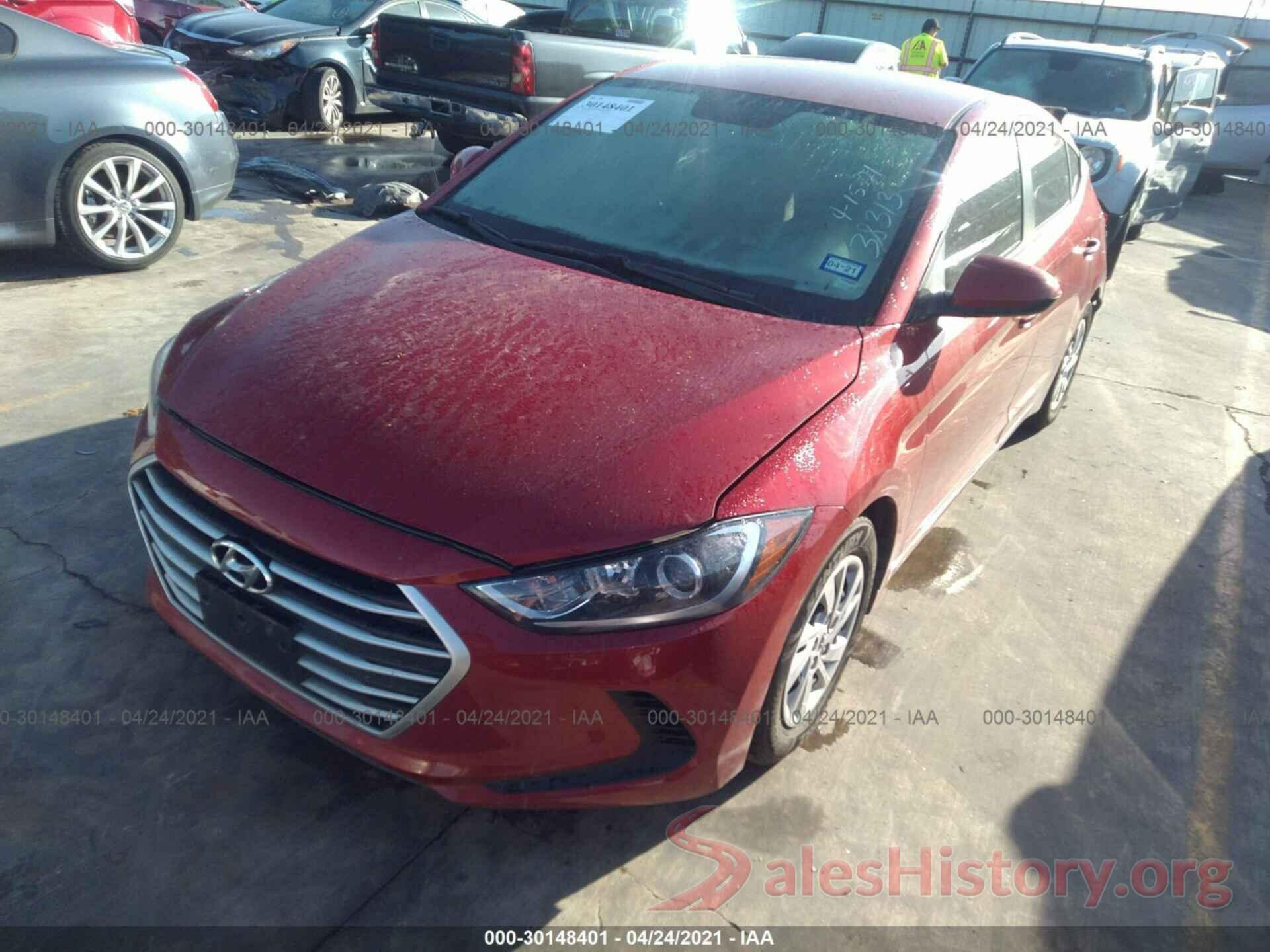 5NPD74LFXJH242061 2018 HYUNDAI ELANTRA