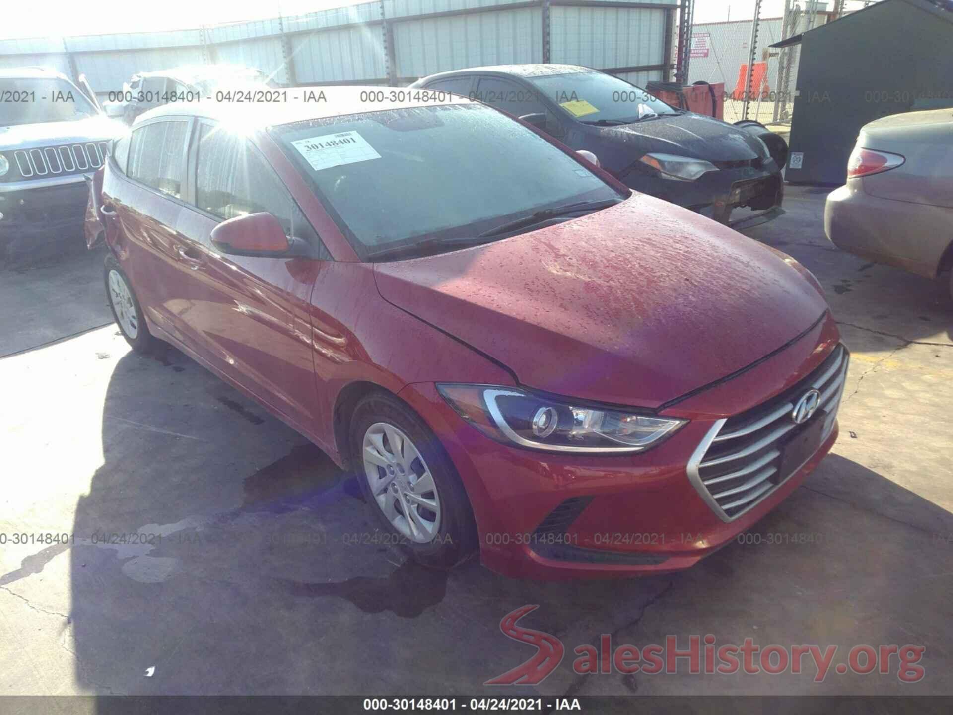 5NPD74LFXJH242061 2018 HYUNDAI ELANTRA