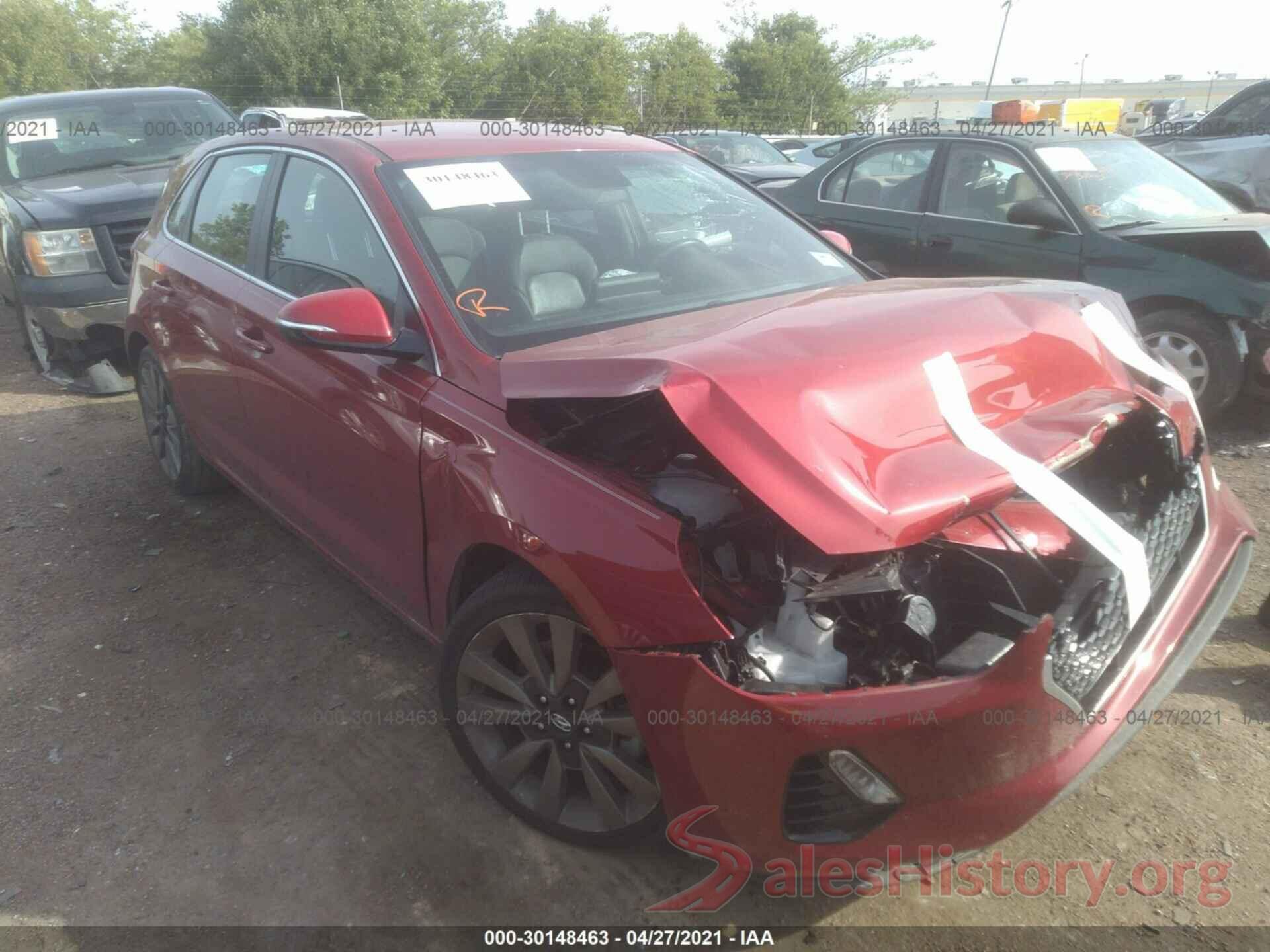 KMHH55LC7JU021733 2018 HYUNDAI ELANTRA GT