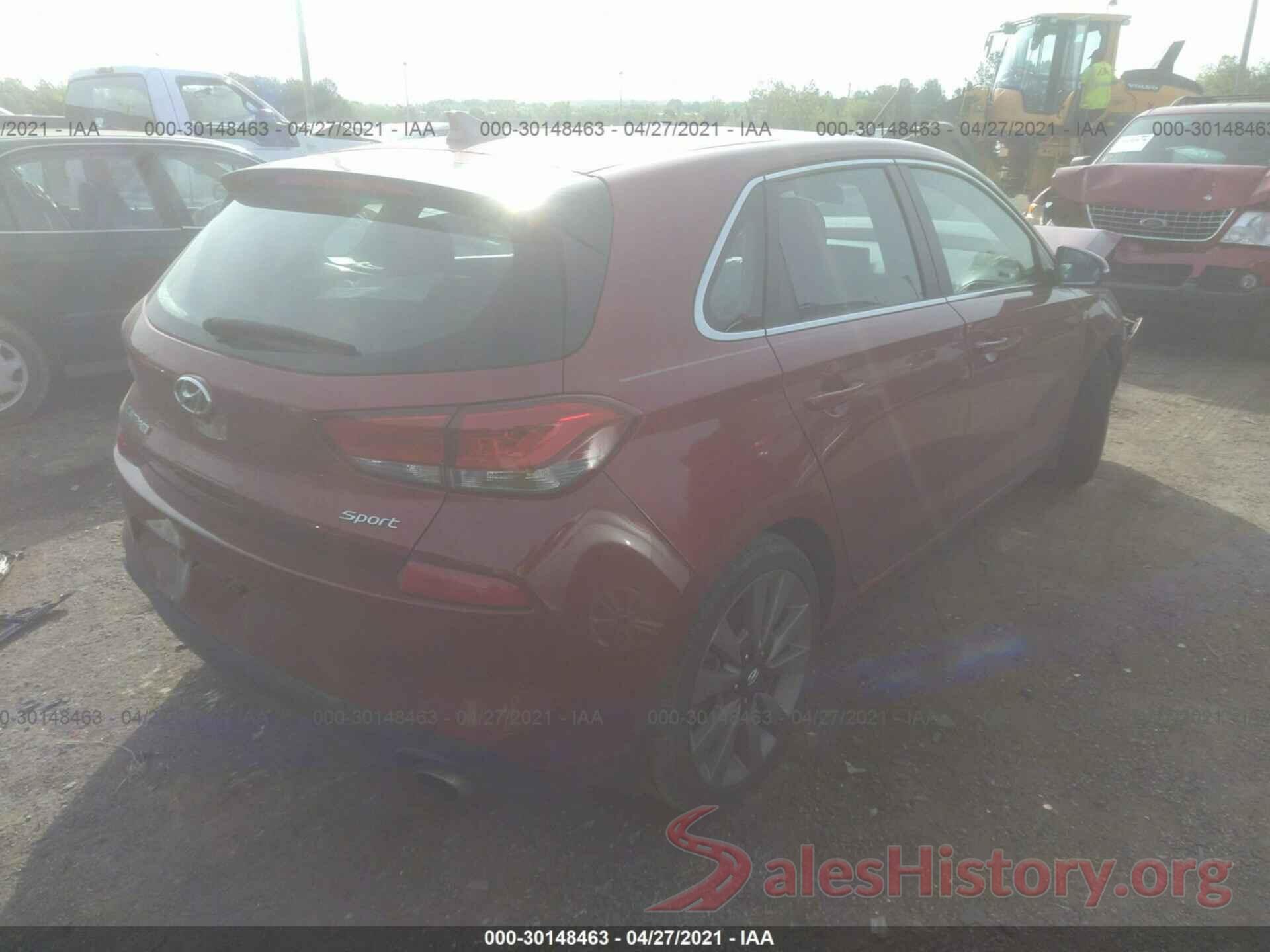 KMHH55LC7JU021733 2018 HYUNDAI ELANTRA GT